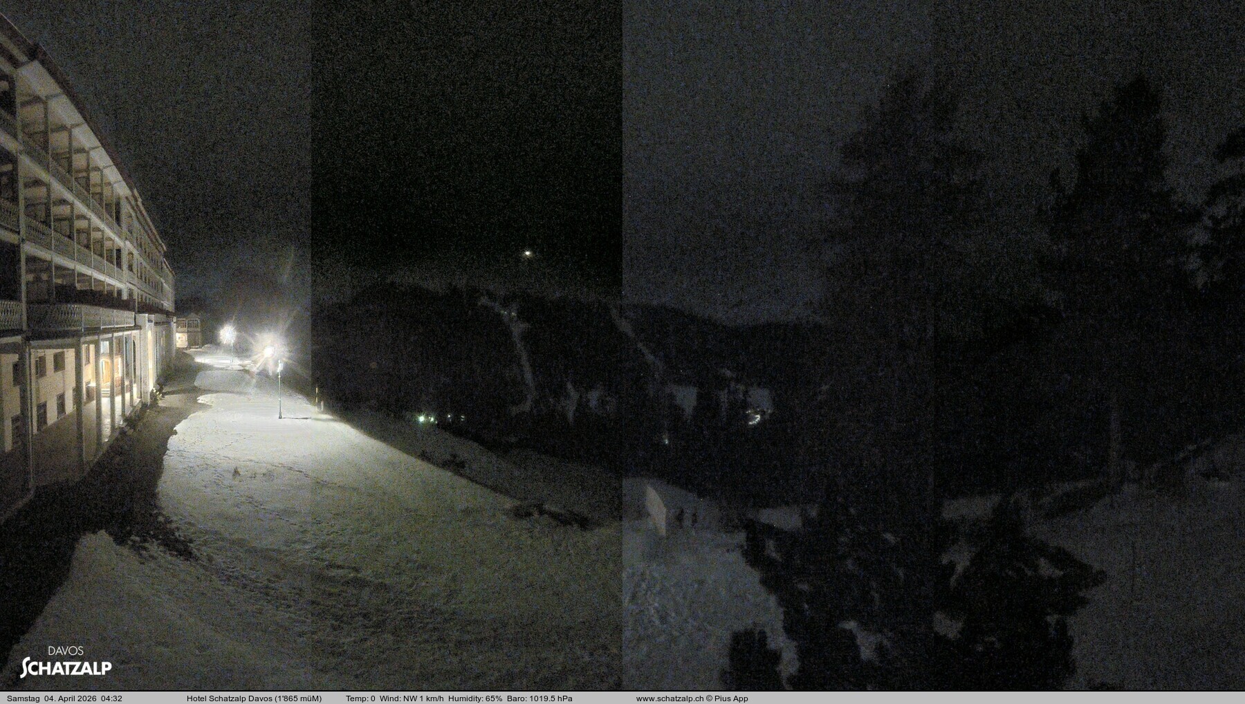 Archiv Foto Webcam Hotel Schatzalp, Davos