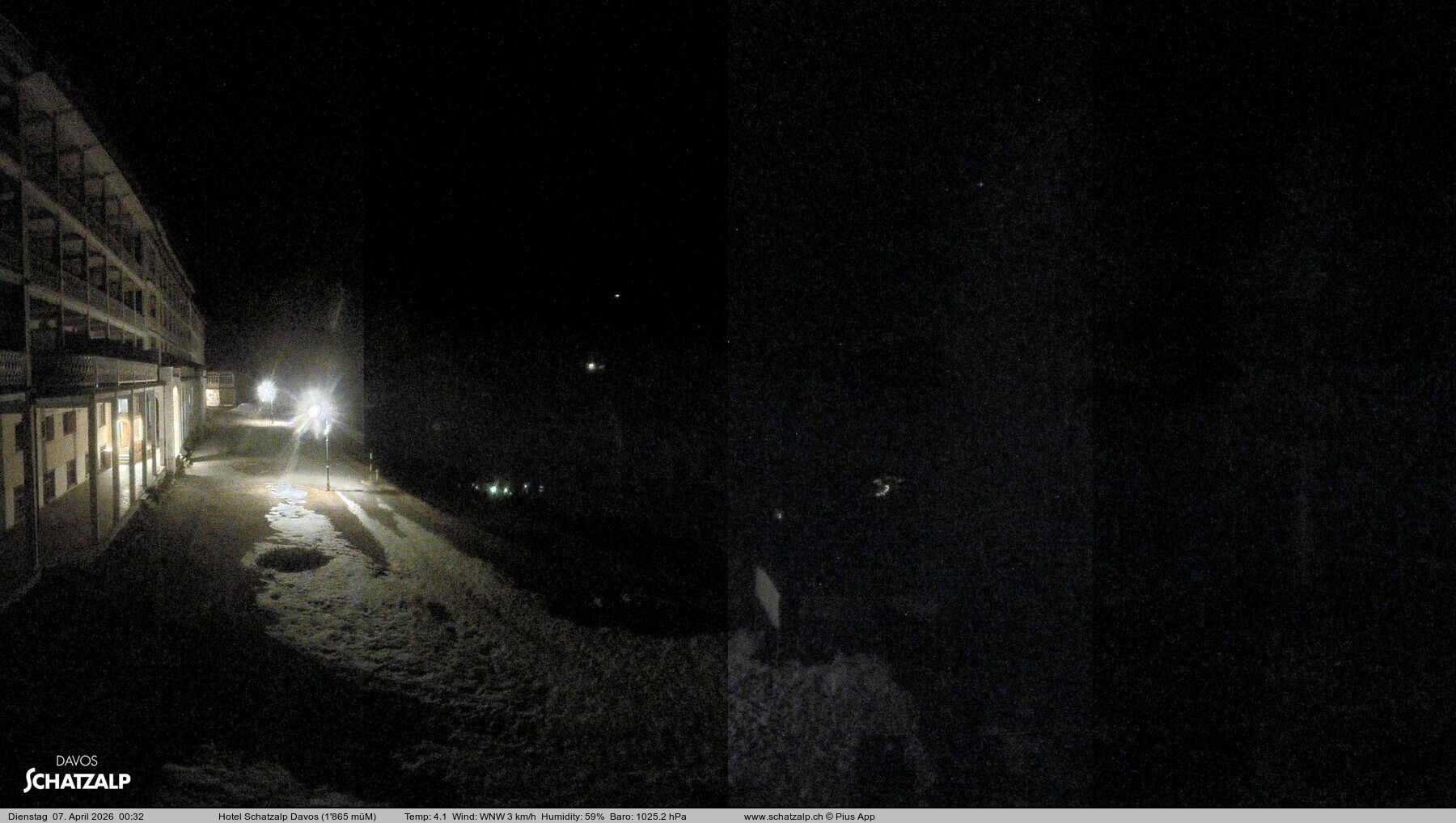 Archiv Foto Webcam Hotel Schatzalp, Davos