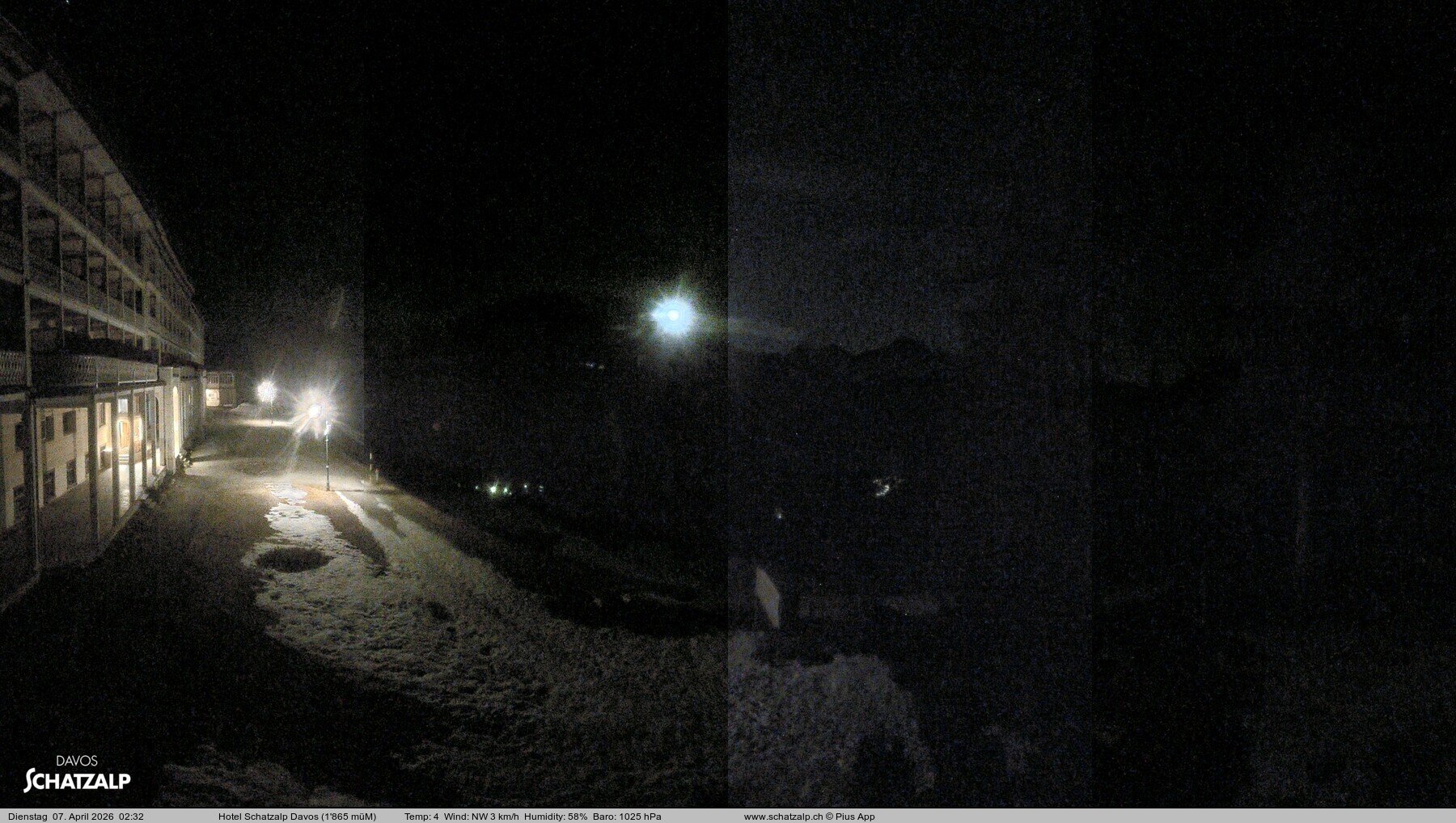 Archiv Foto Webcam Hotel Schatzalp, Davos