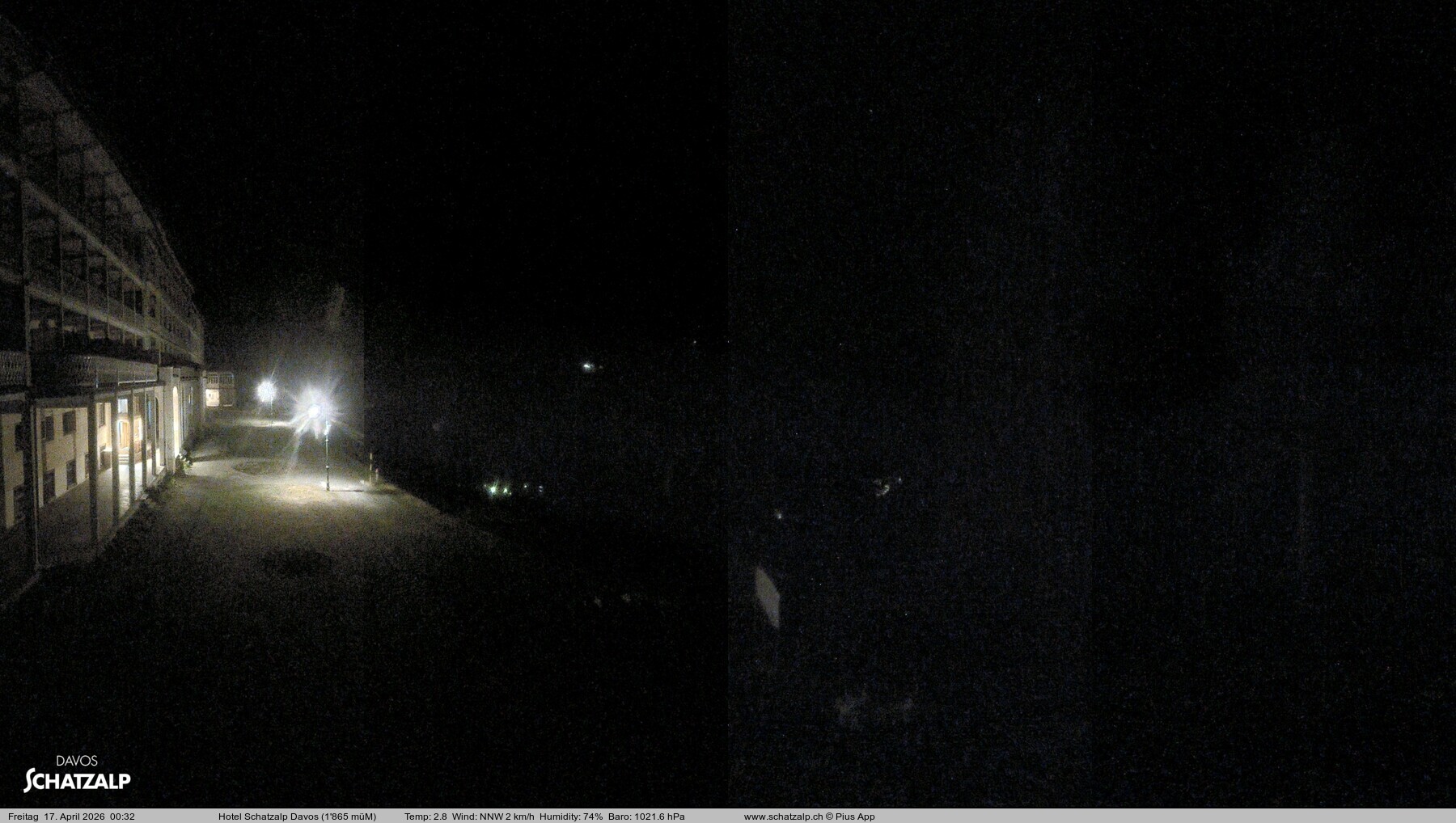 Archiv Foto Webcam Hotel Schatzalp, Davos