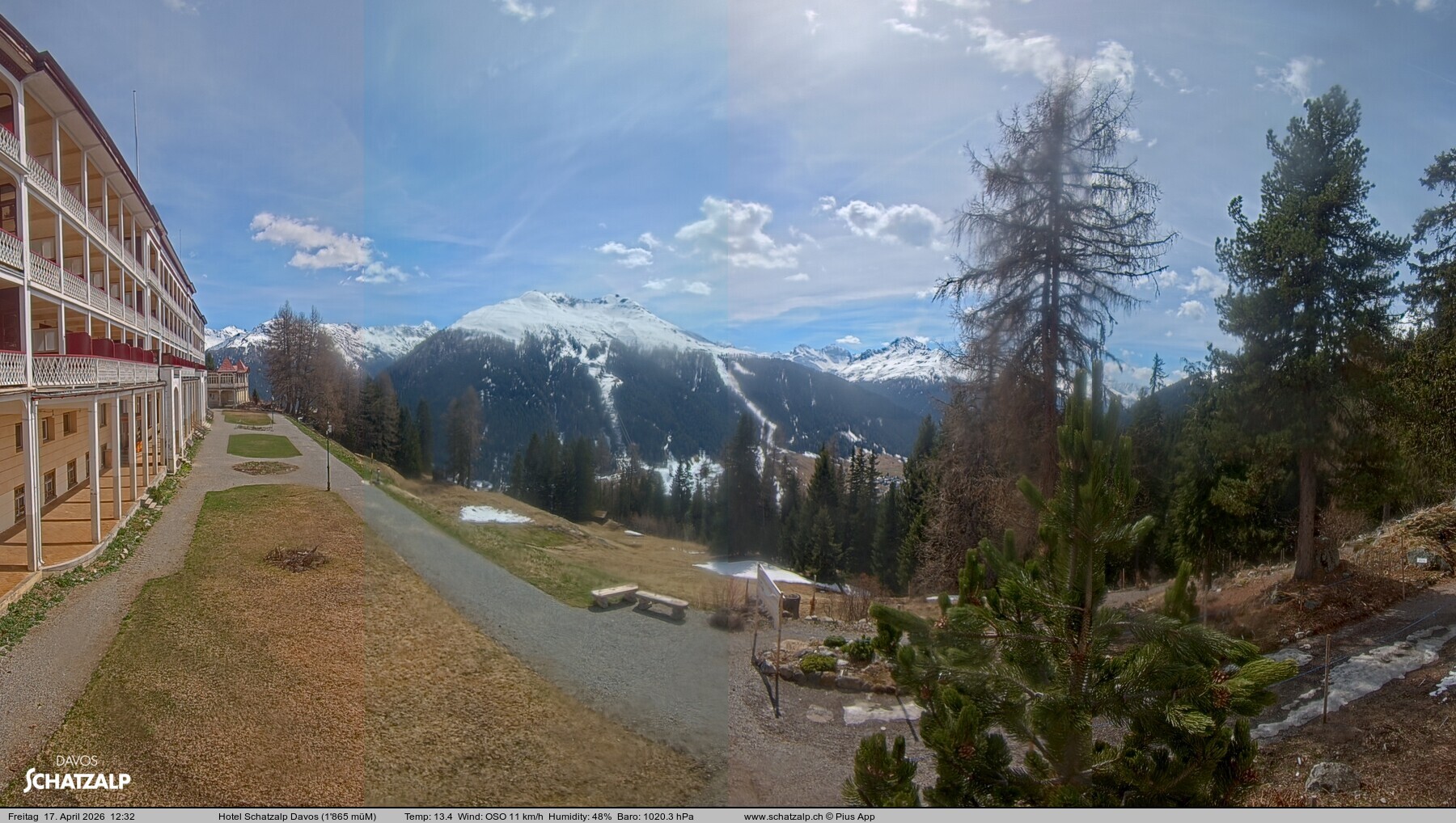 Archiv Foto Webcam Hotel Schatzalp, Davos