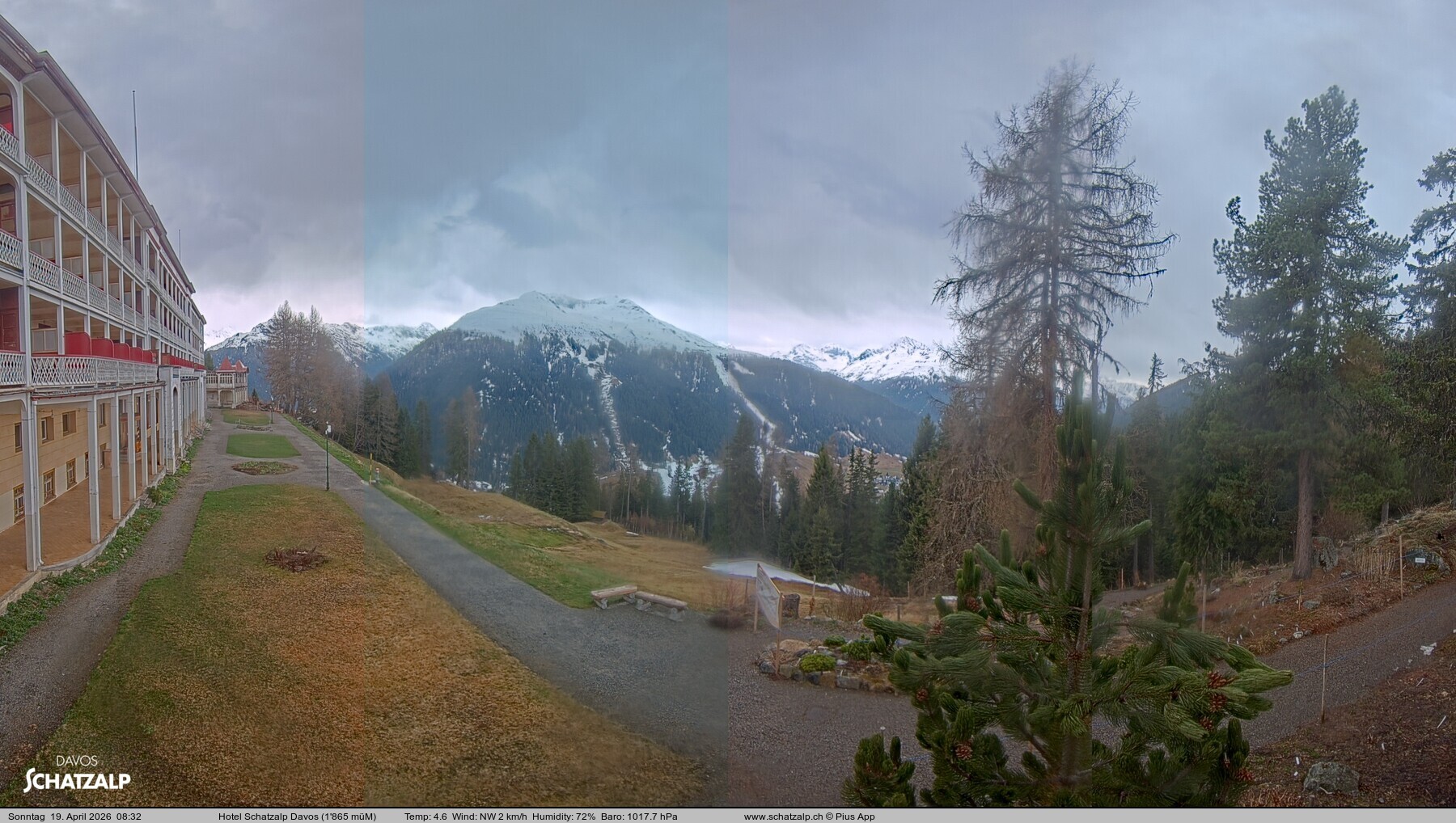 Archiv Foto Webcam Hotel Schatzalp, Davos