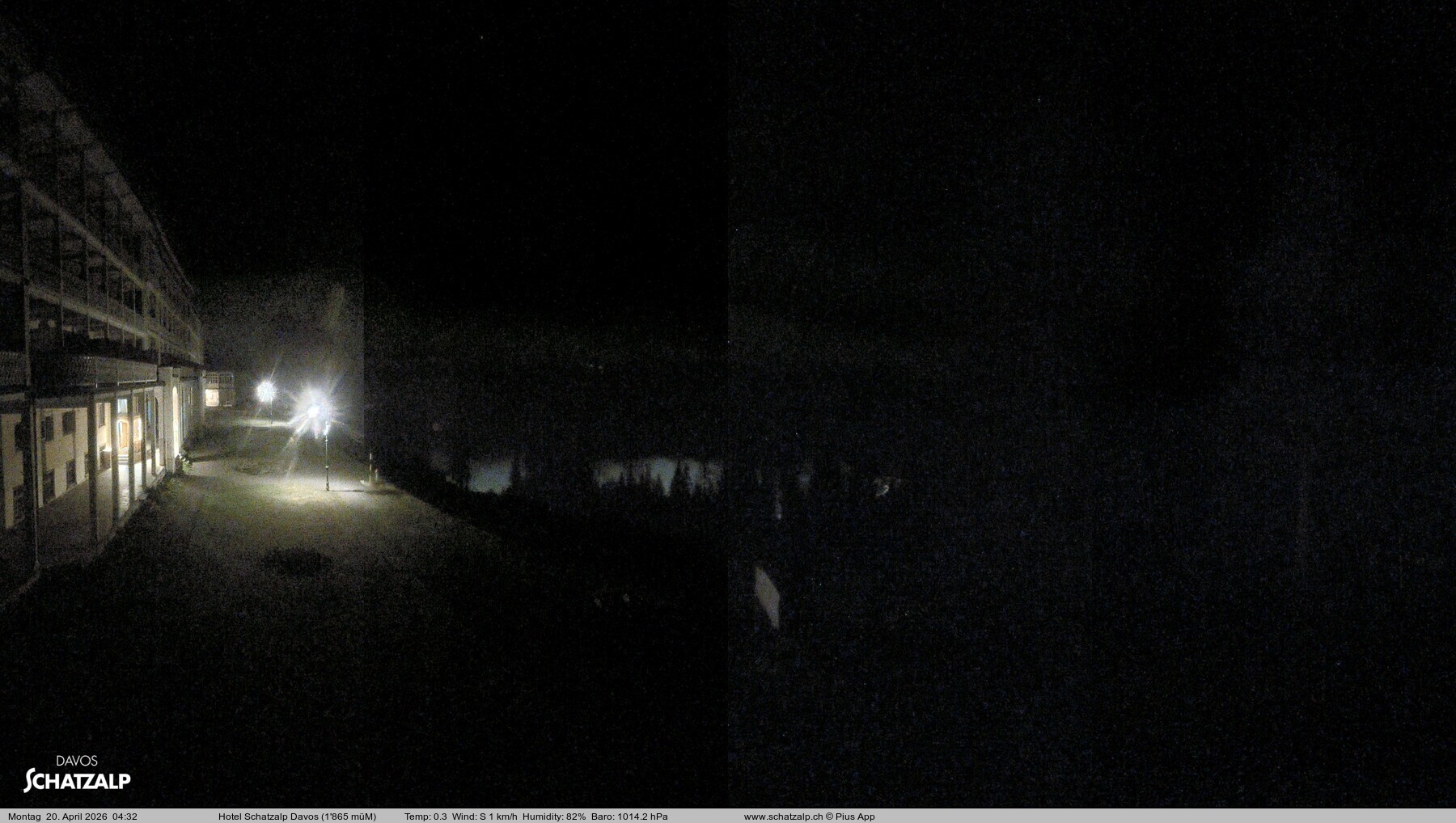 Archived image Webcam Schatzalp Hotel, Davos