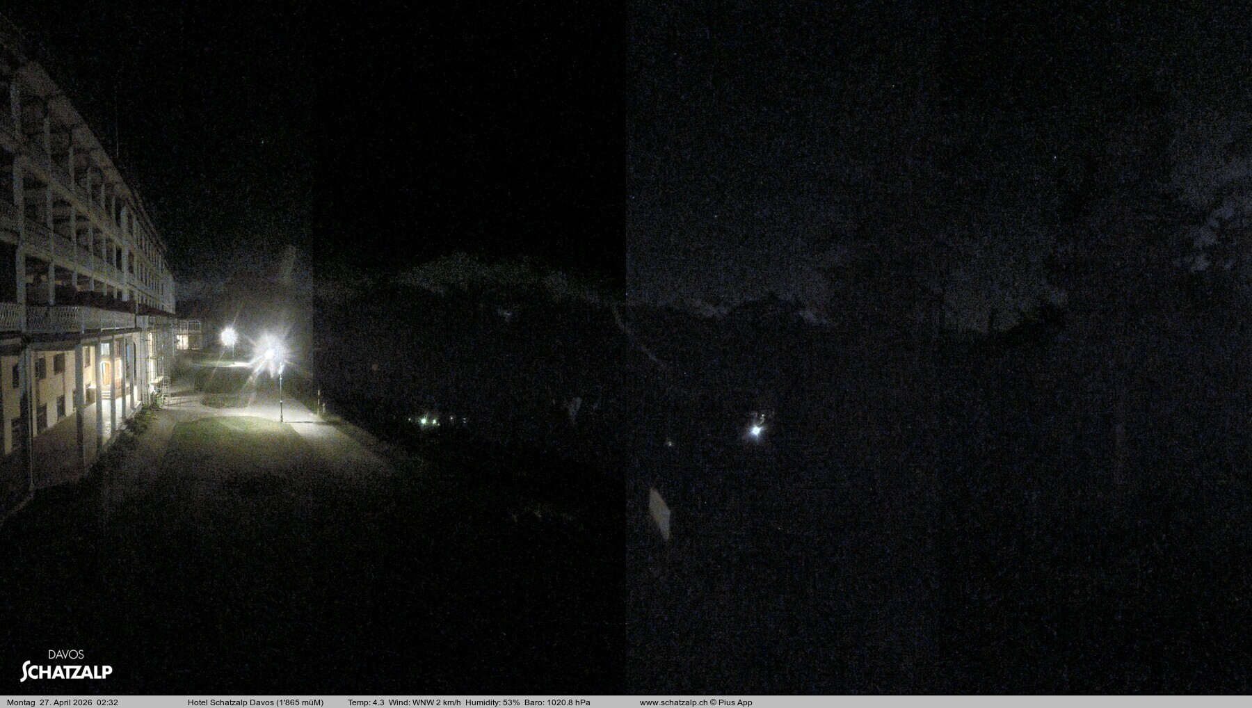 Archiv Foto Webcam Hotel Schatzalp, Davos