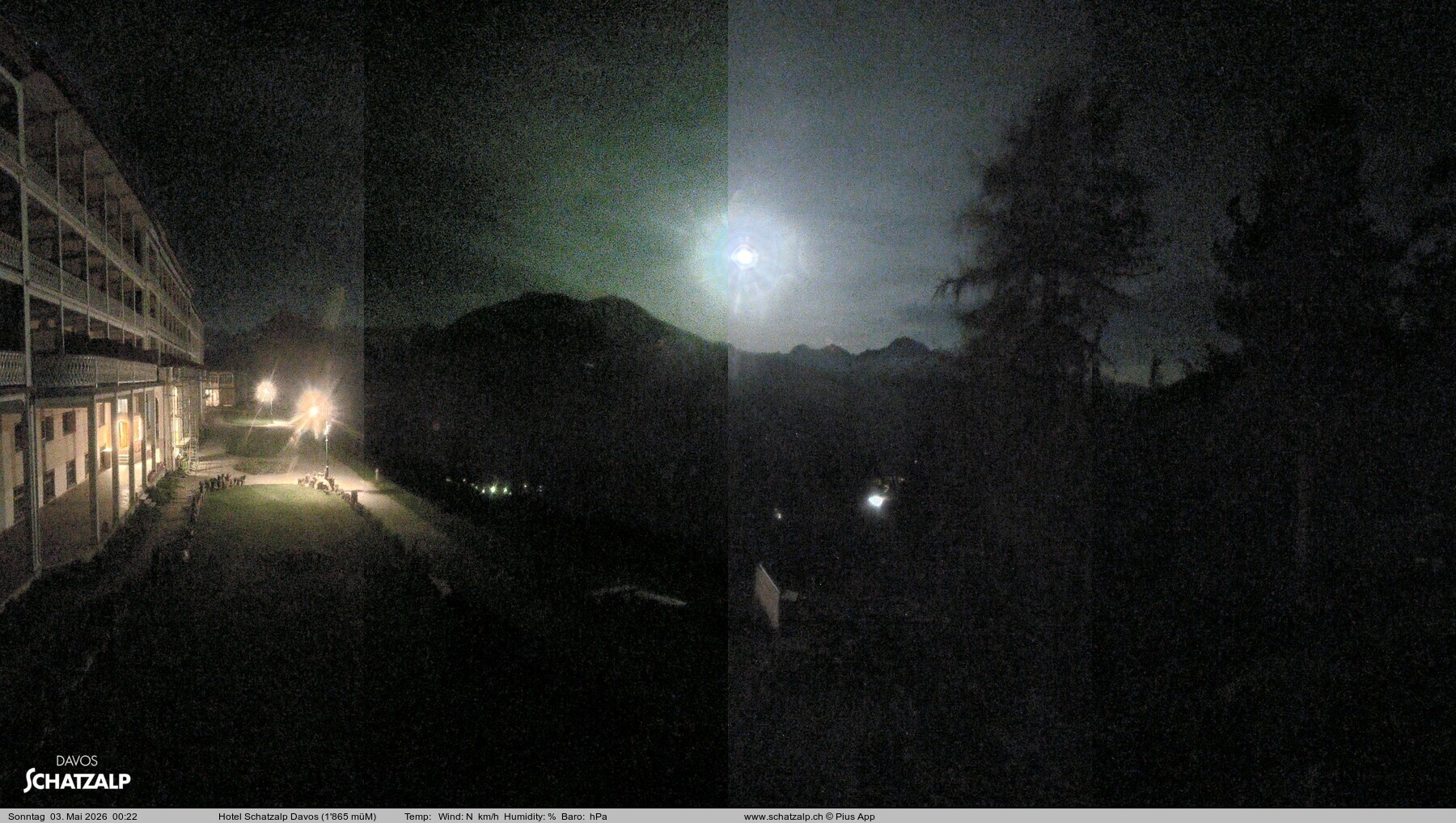 Archived image Webcam Schatzalp Hotel, Davos