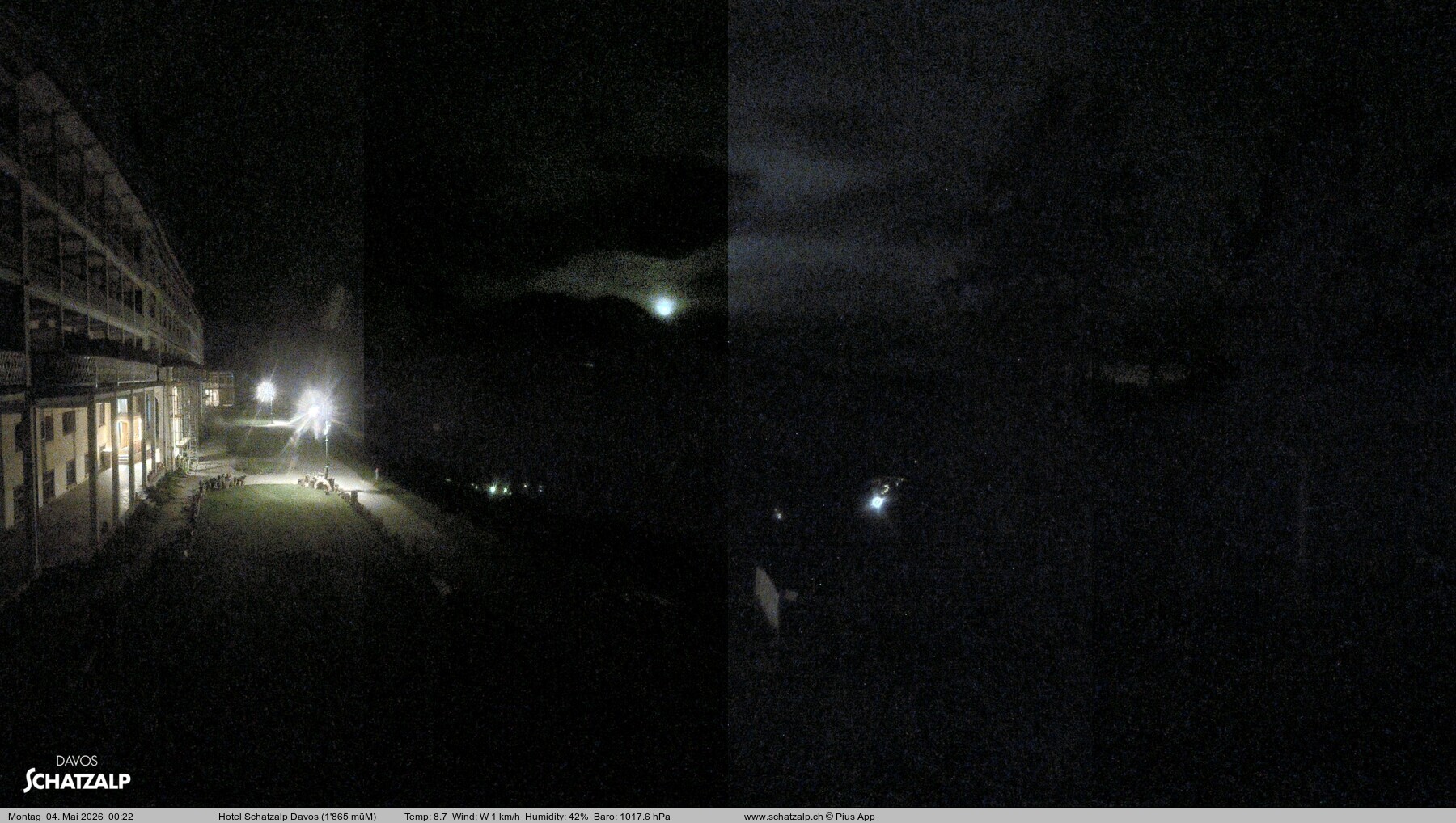 Archived image Webcam Schatzalp Hotel, Davos