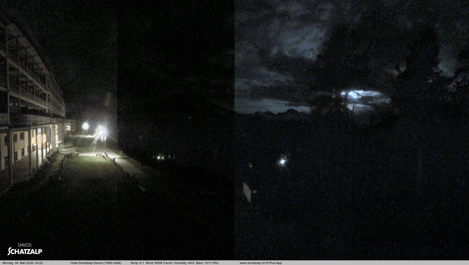 Archiv Foto Webcam Hotel Schatzalp, Davos