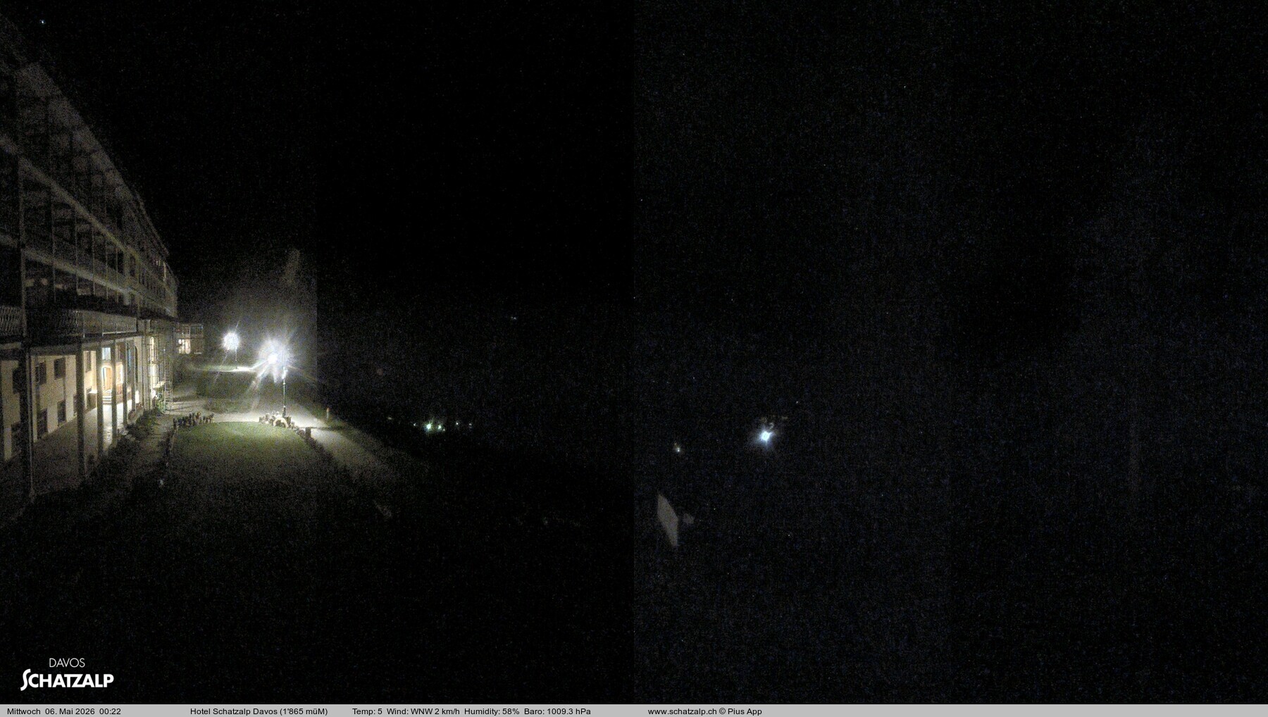 Archiv Foto Webcam Hotel Schatzalp, Davos
