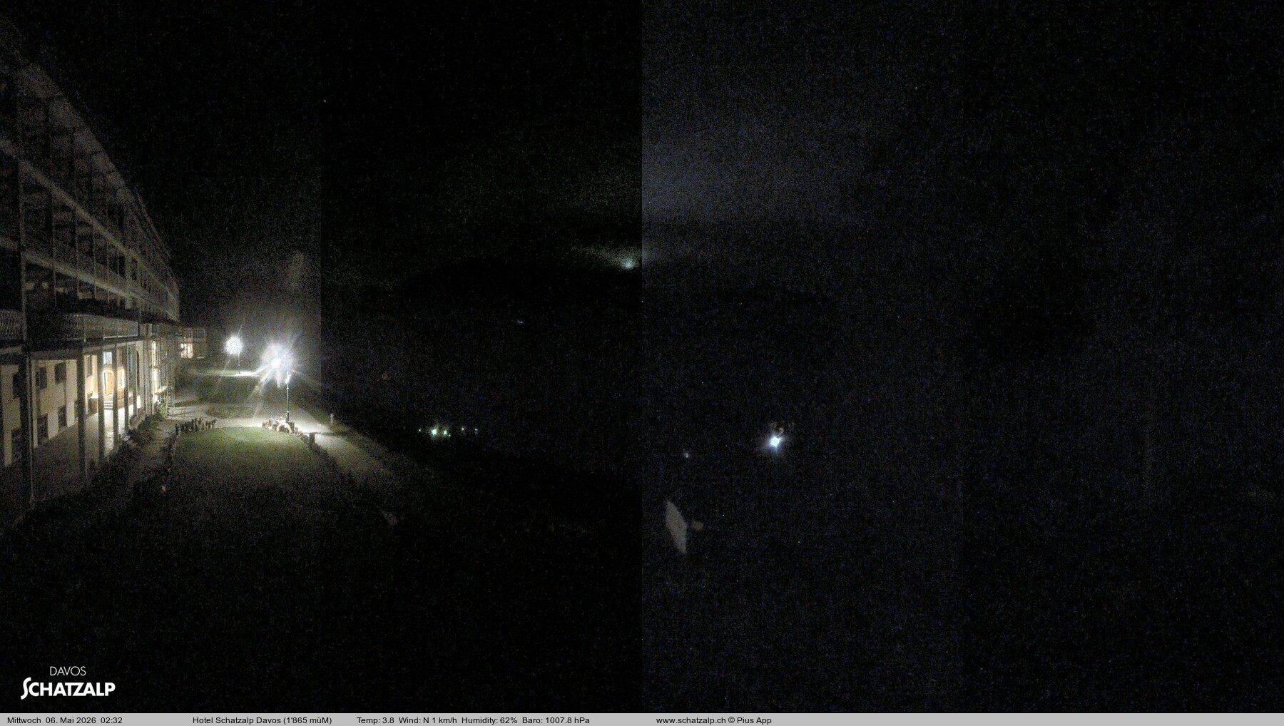 Archiv Foto Webcam Hotel Schatzalp, Davos