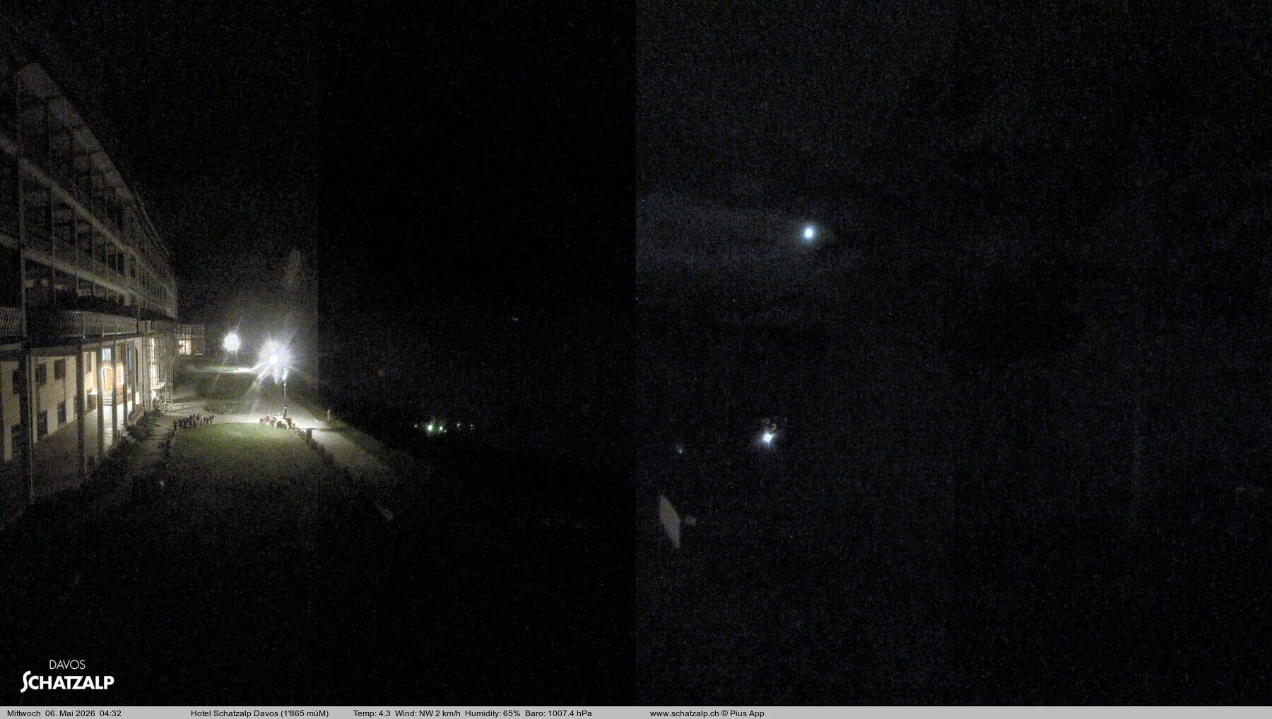 Archiv Foto Webcam Hotel Schatzalp, Davos