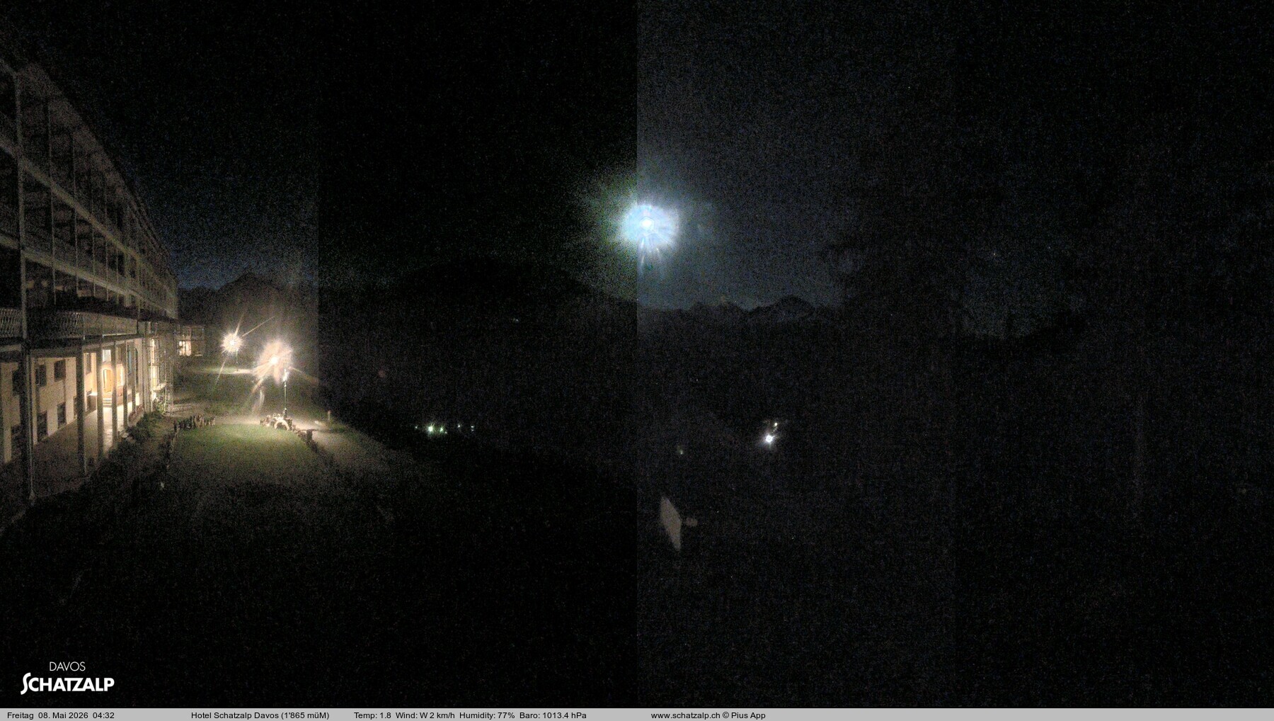Archiv Foto Webcam Hotel Schatzalp, Davos