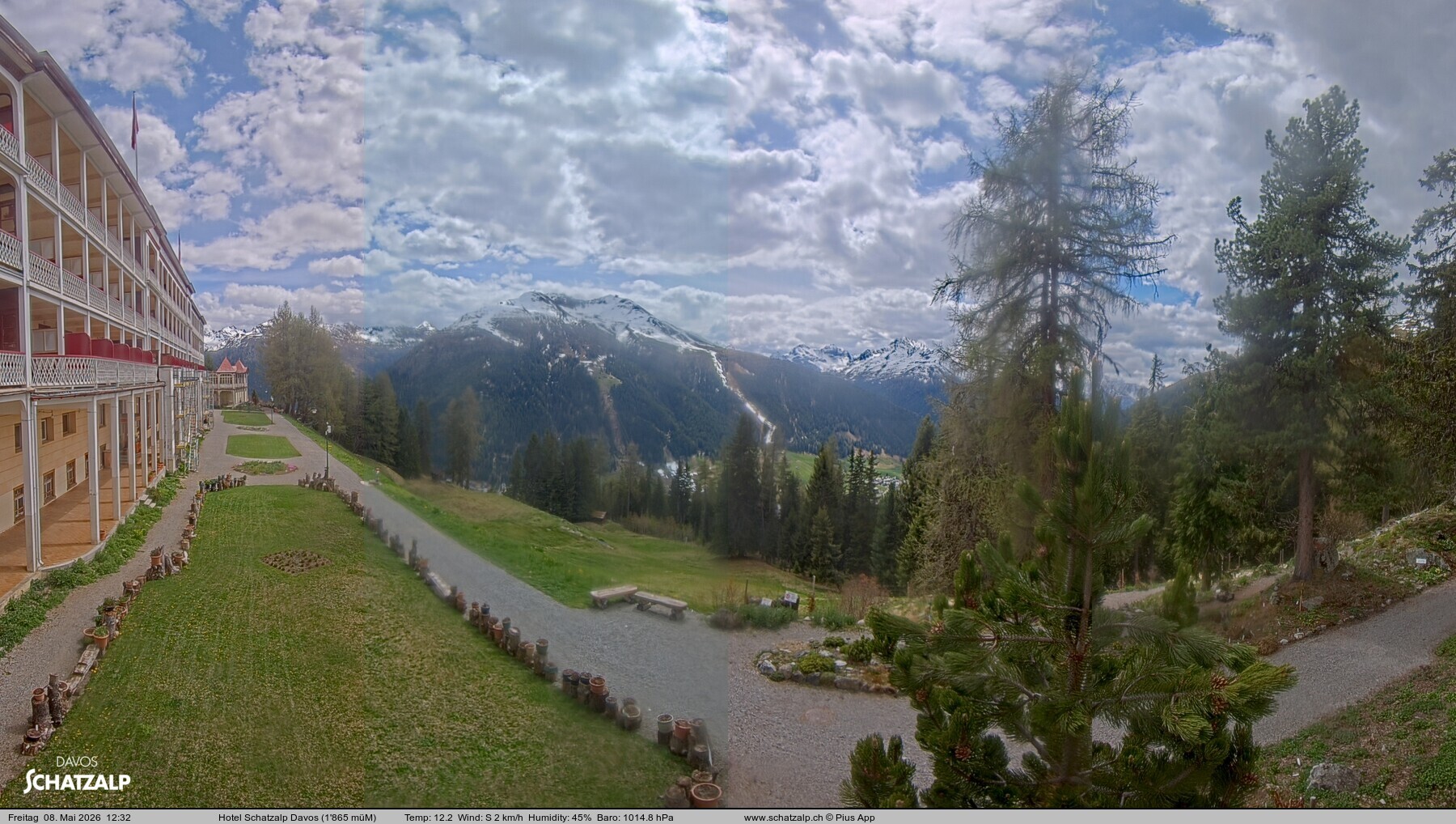Archiv Foto Webcam Hotel Schatzalp, Davos