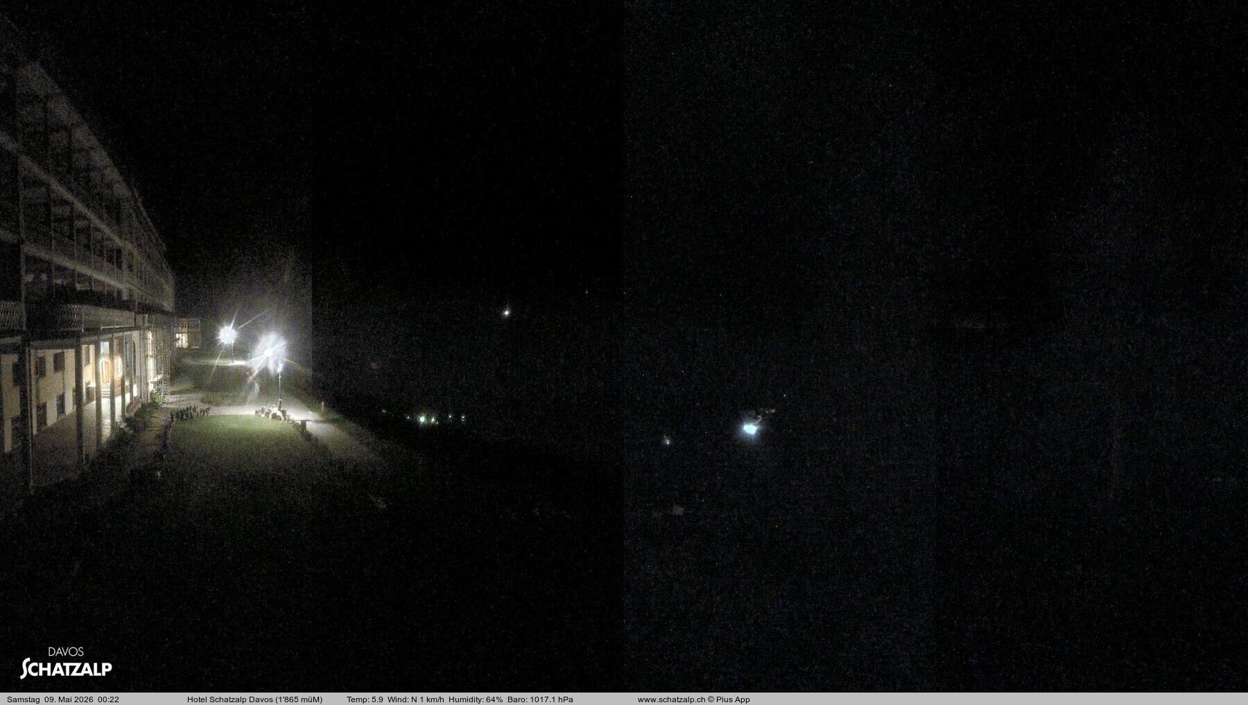 Archiv Foto Webcam Hotel Schatzalp, Davos