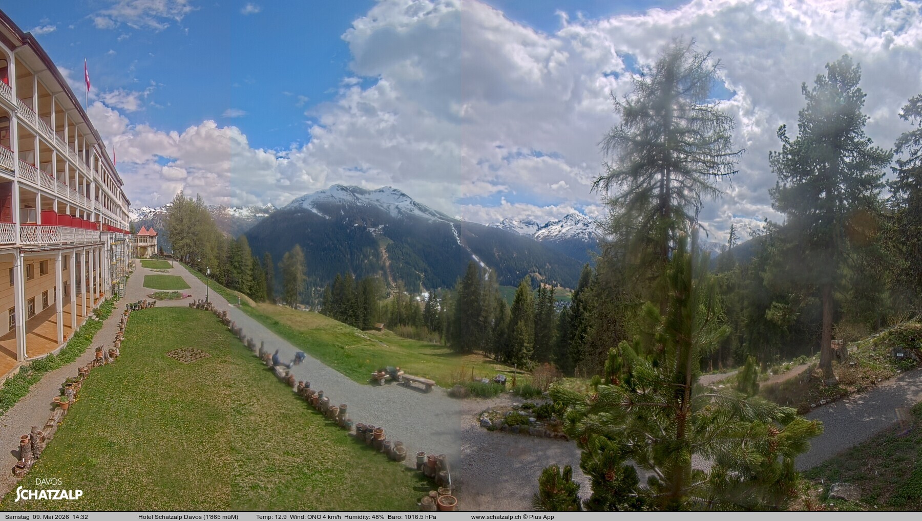 Archiv Foto Webcam Hotel Schatzalp, Davos