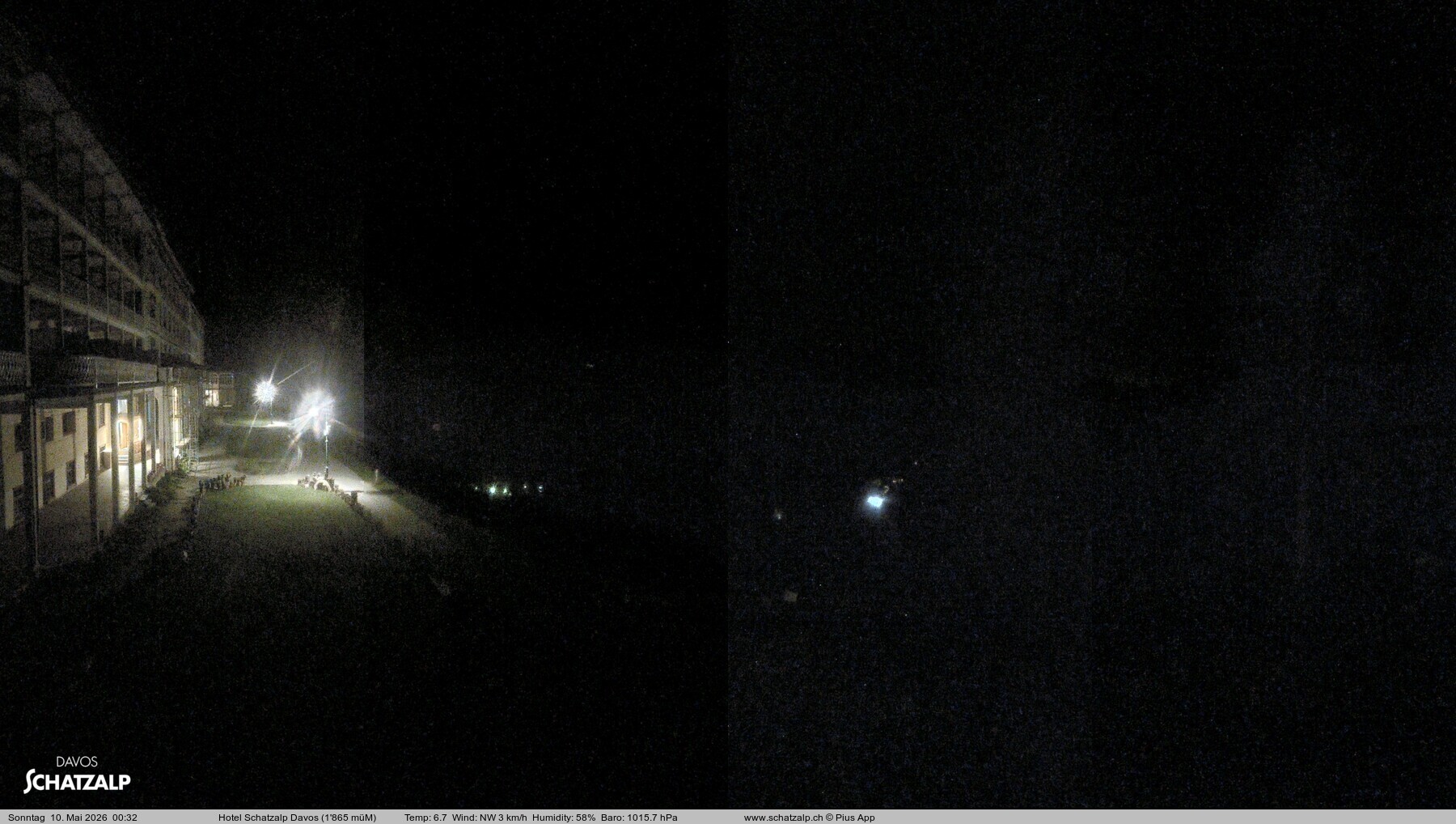 Archiv Foto Webcam Hotel Schatzalp, Davos