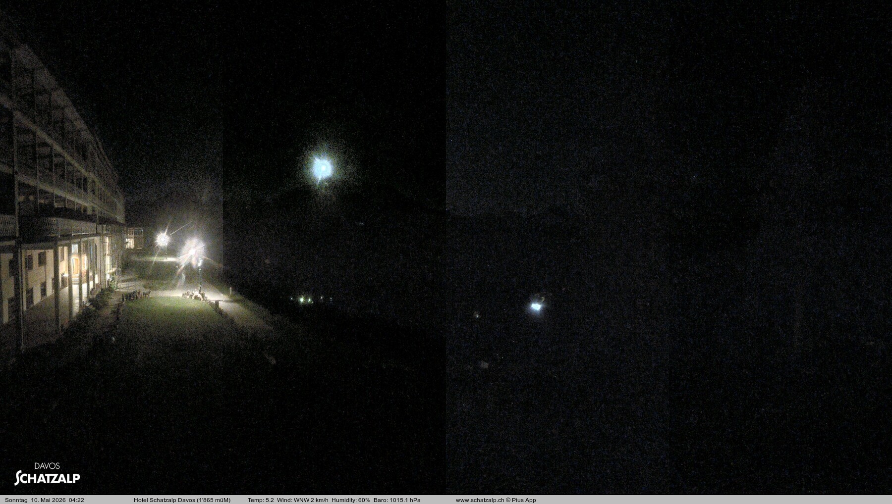 Archiv Foto Webcam Hotel Schatzalp, Davos