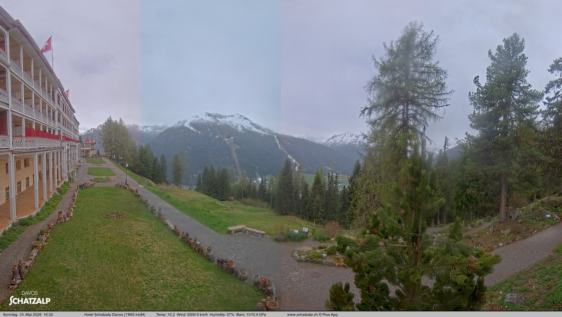 Archiv Foto Webcam Hotel Schatzalp, Davos