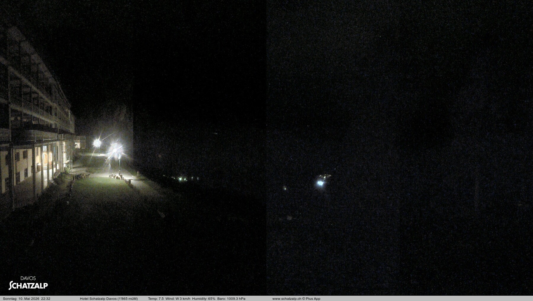 Archived image Webcam Schatzalp Hotel, Davos
