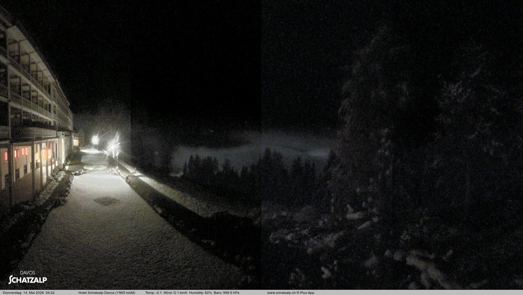 Archiv Foto Webcam Hotel Schatzalp, Davos