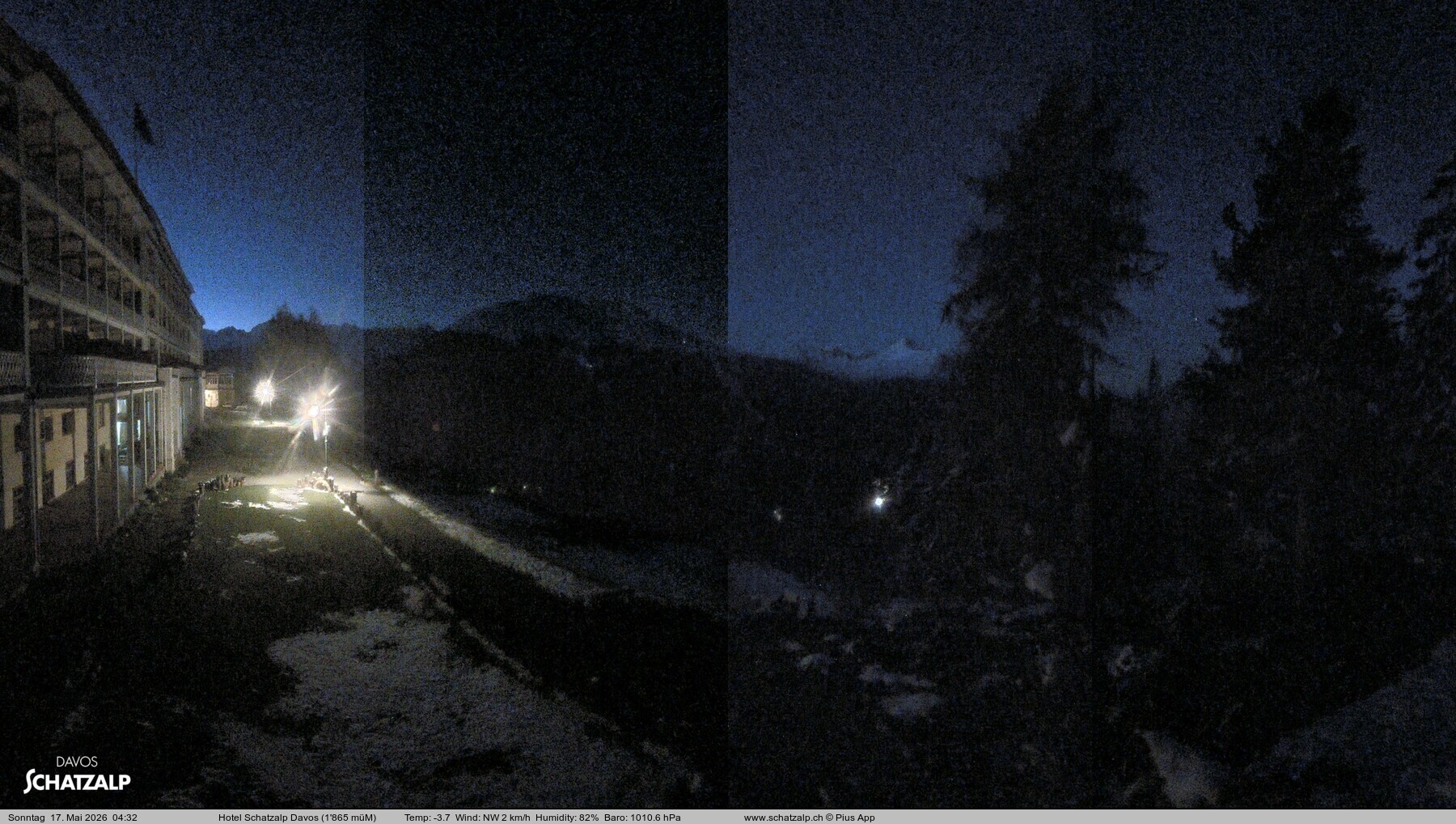 Archiv Foto Webcam Hotel Schatzalp, Davos