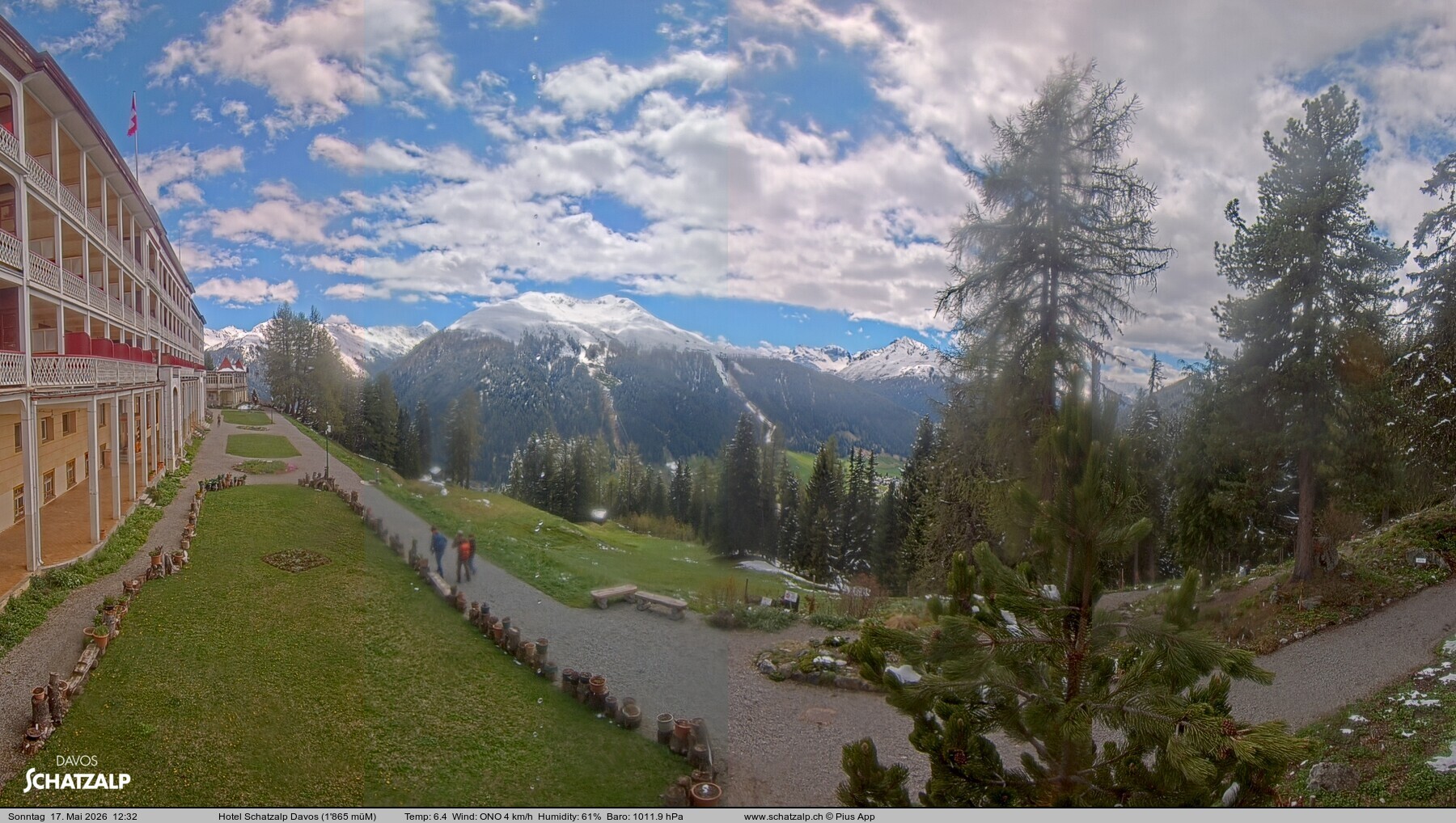 Archiv Foto Webcam Hotel Schatzalp, Davos