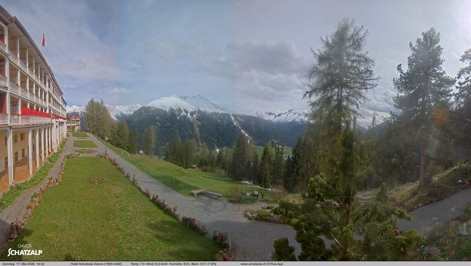 Archiv Foto Webcam Hotel Schatzalp, Davos