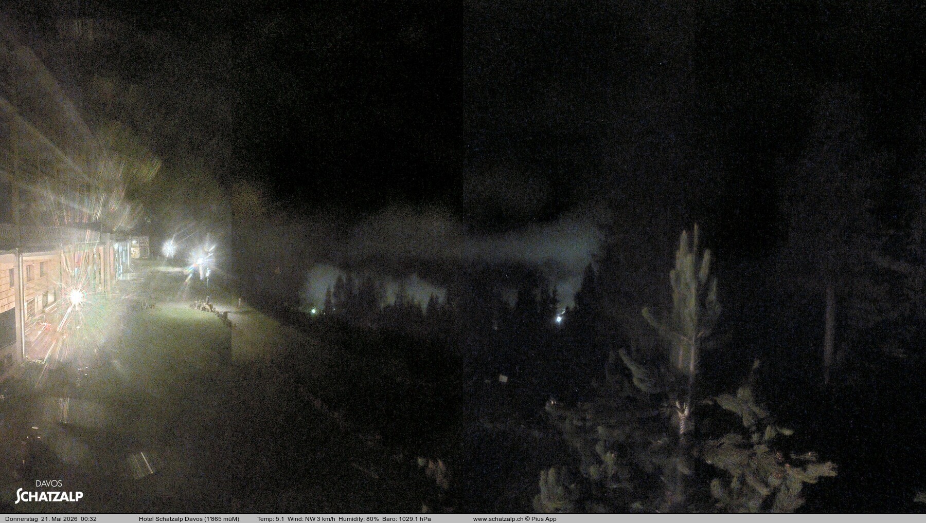 Archiv Foto Webcam Hotel Schatzalp, Davos
