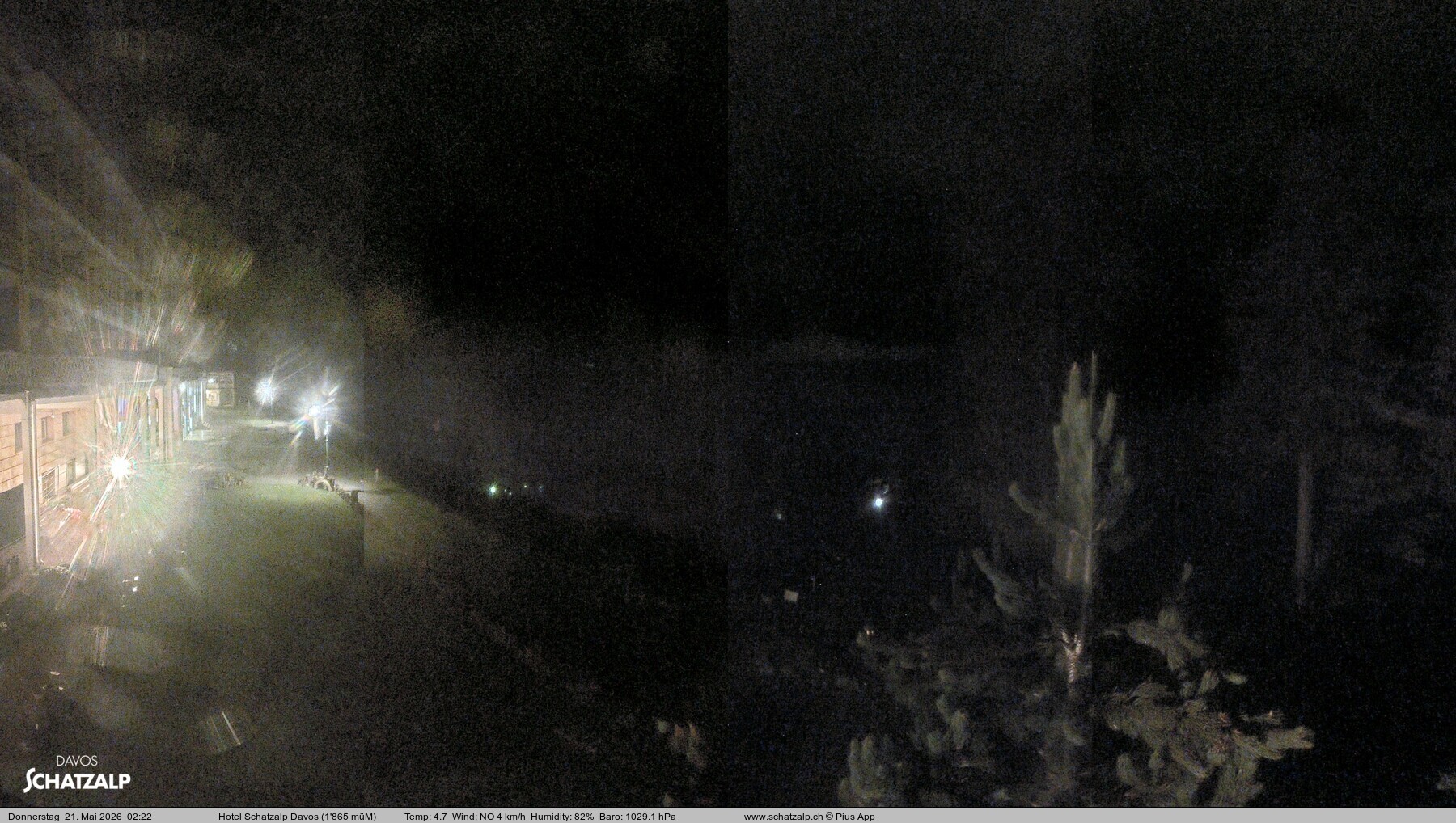 Archiv Foto Webcam Hotel Schatzalp, Davos