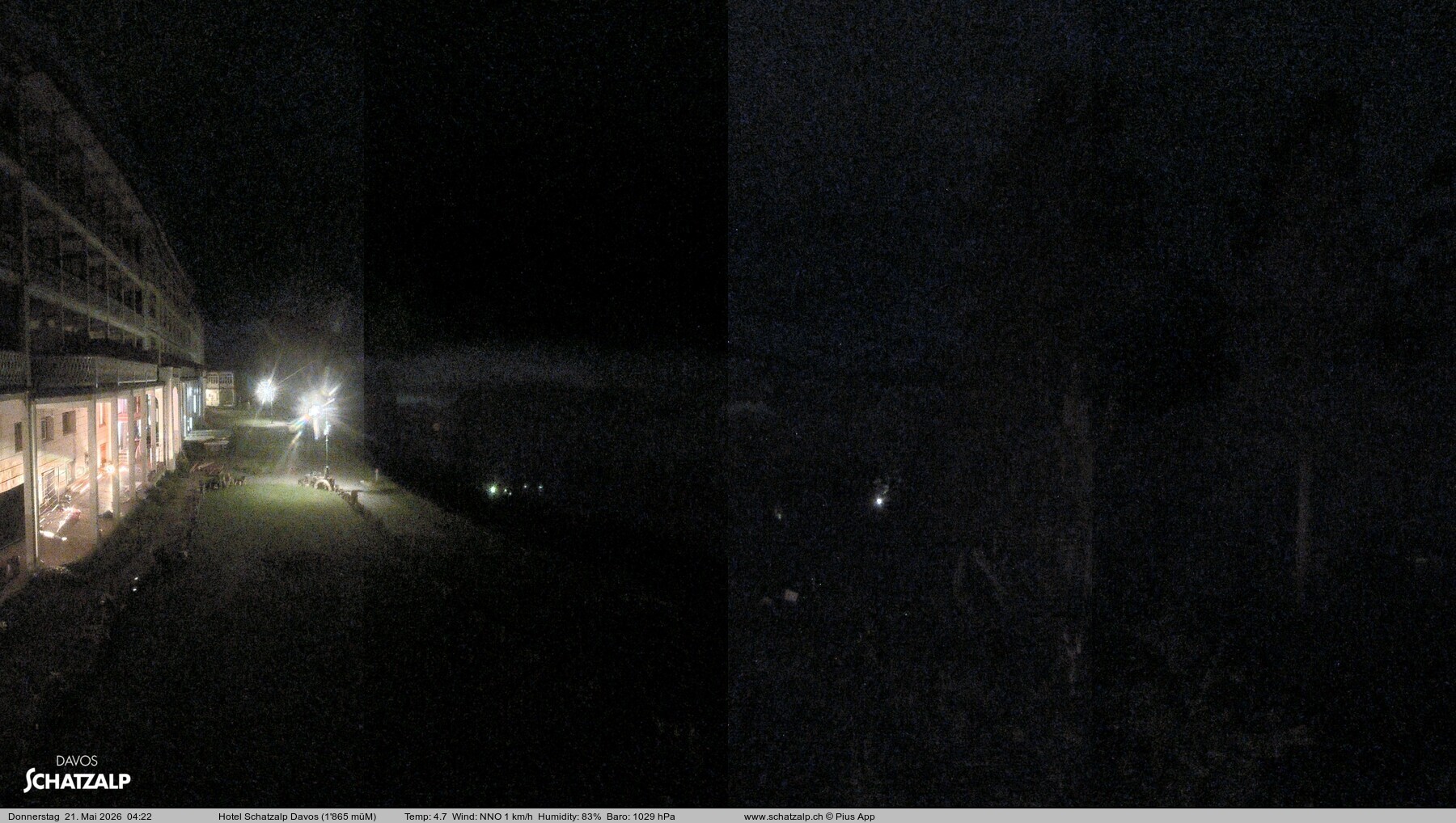 Archiv Foto Webcam Hotel Schatzalp, Davos
