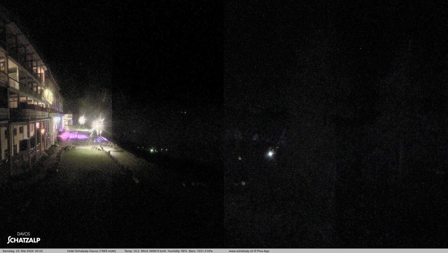 Archiv Foto Webcam Hotel Schatzalp, Davos