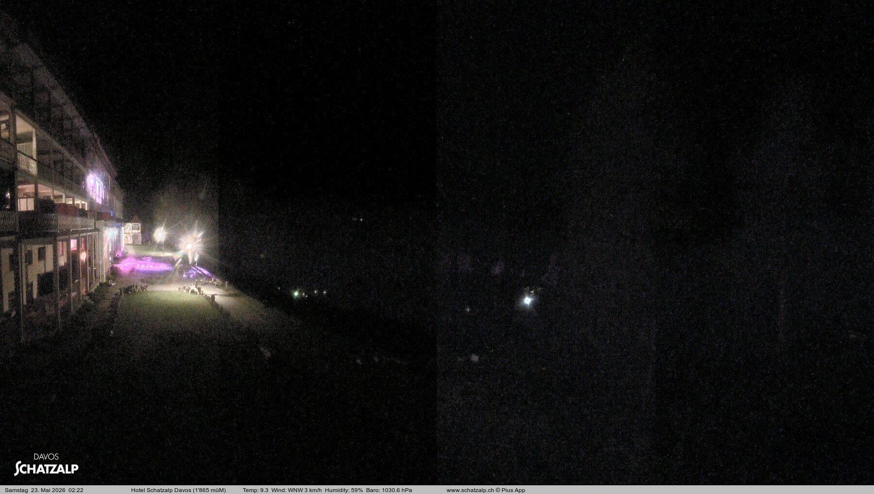 Archiv Foto Webcam Hotel Schatzalp, Davos