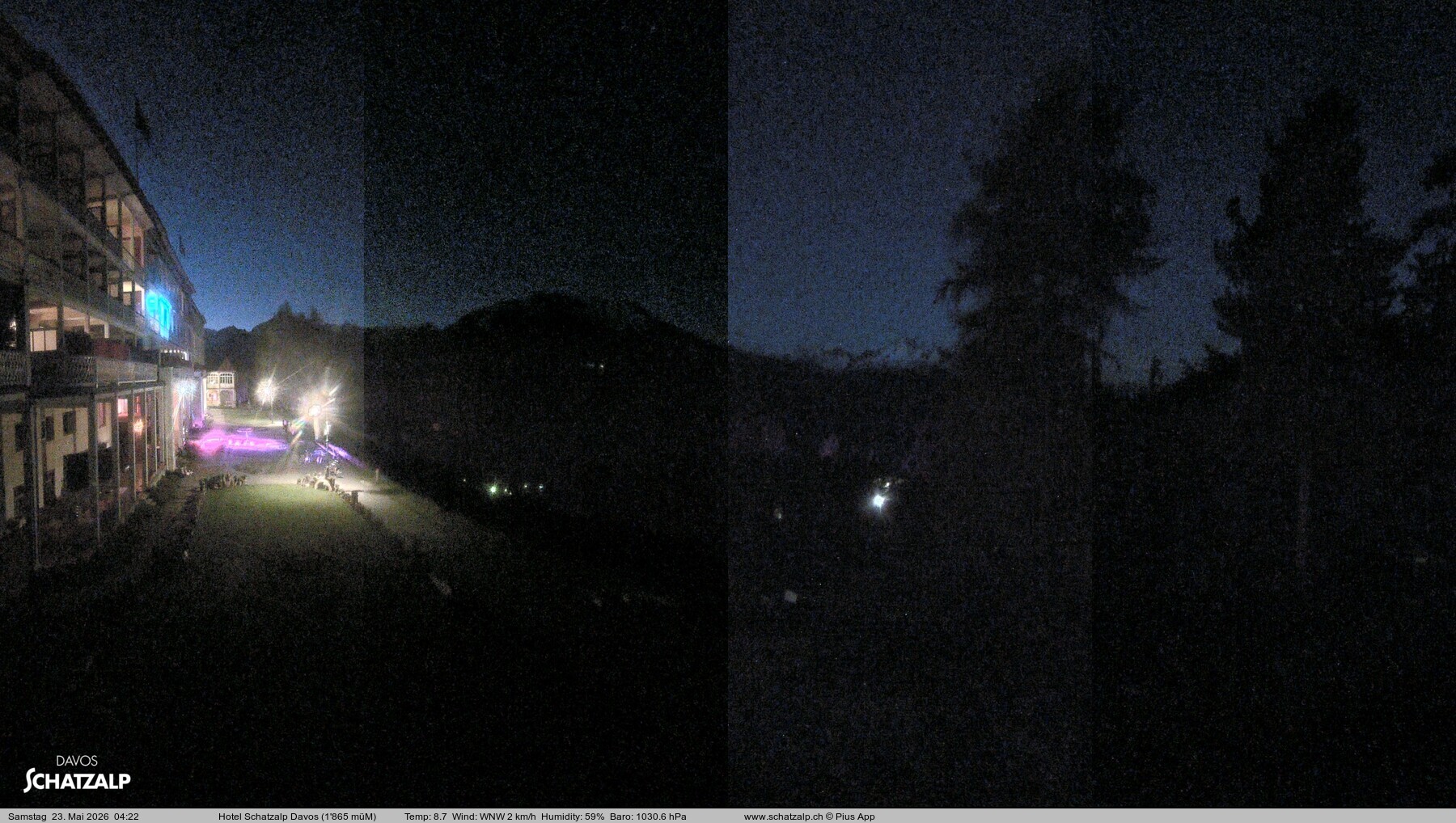 Archiv Foto Webcam Hotel Schatzalp, Davos