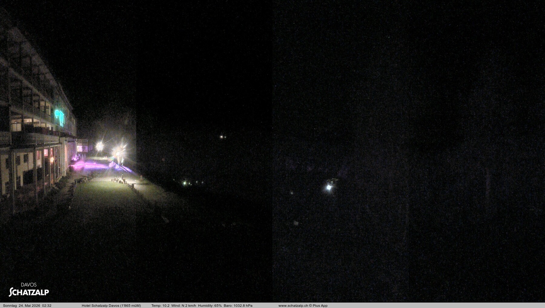Archived image Webcam Schatzalp Hotel, Davos