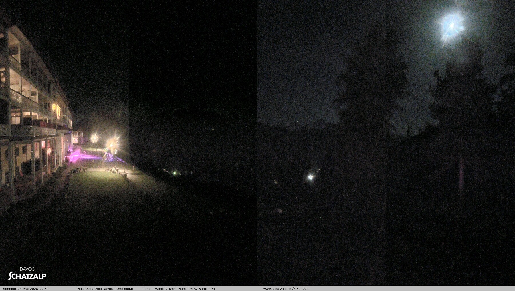 Archived image Webcam Schatzalp Hotel, Davos