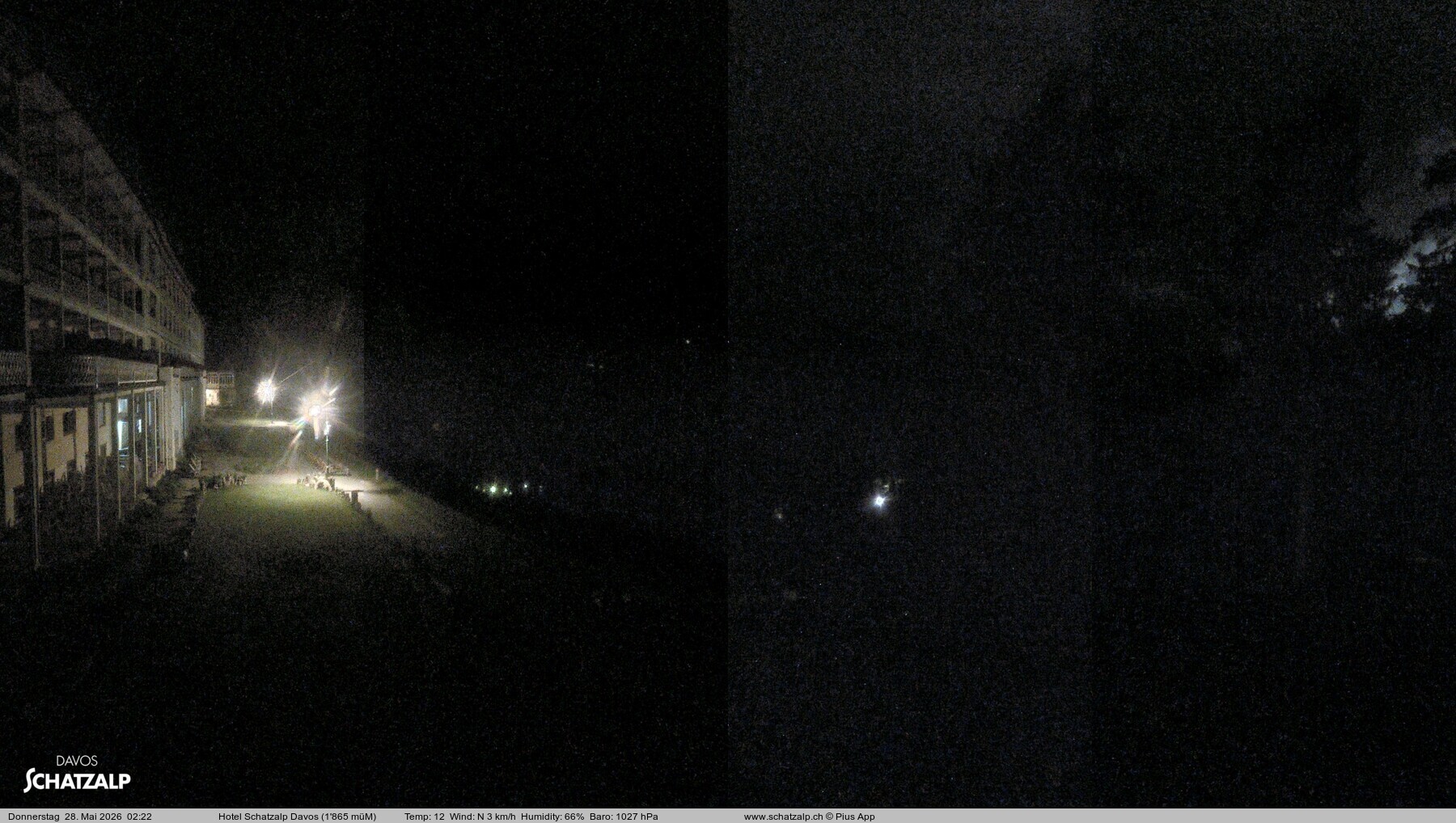 Archiv Foto Webcam Hotel Schatzalp, Davos