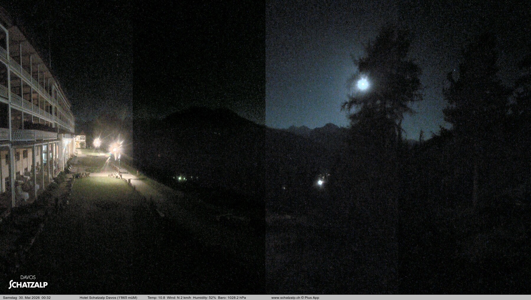 Archived image Webcam Schatzalp Hotel, Davos