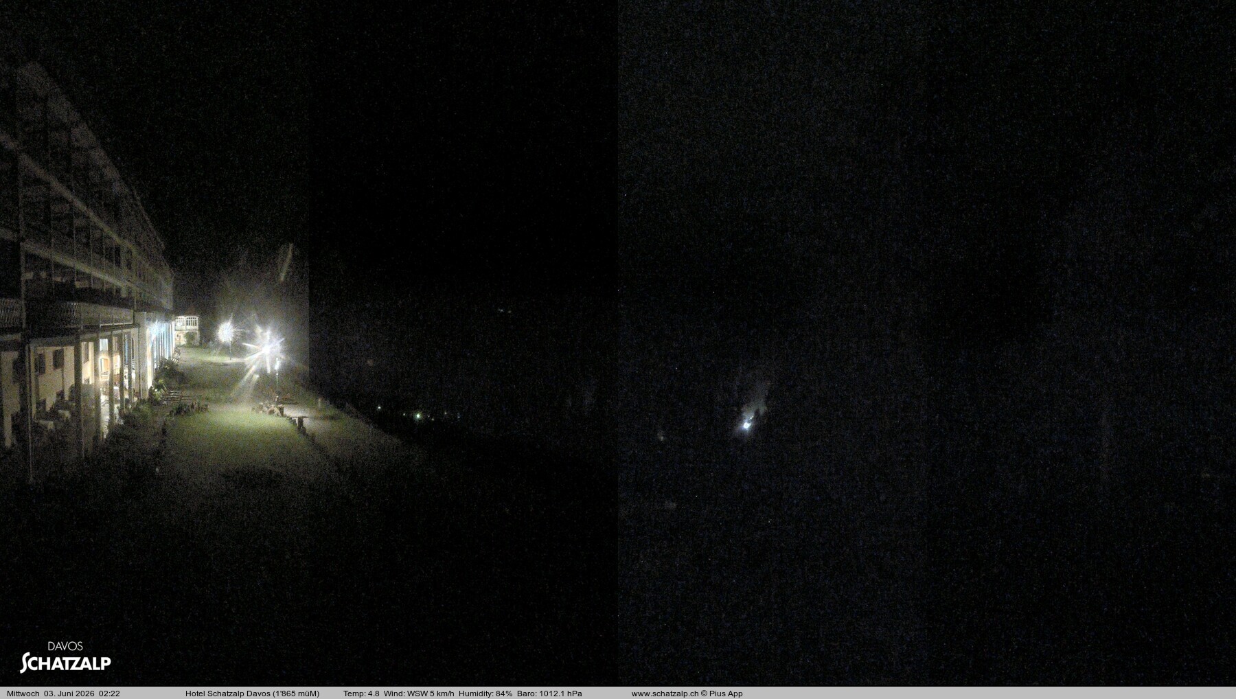 Archiv Foto Webcam Hotel Schatzalp, Davos