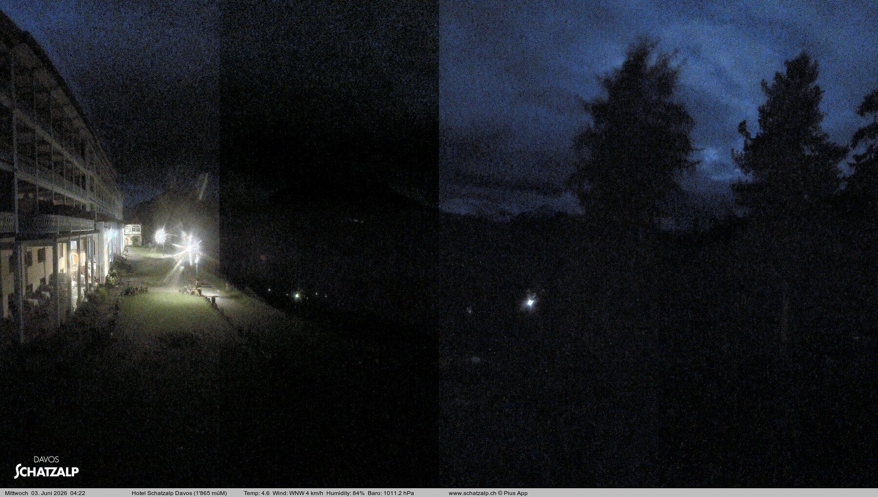 Archiv Foto Webcam Hotel Schatzalp, Davos