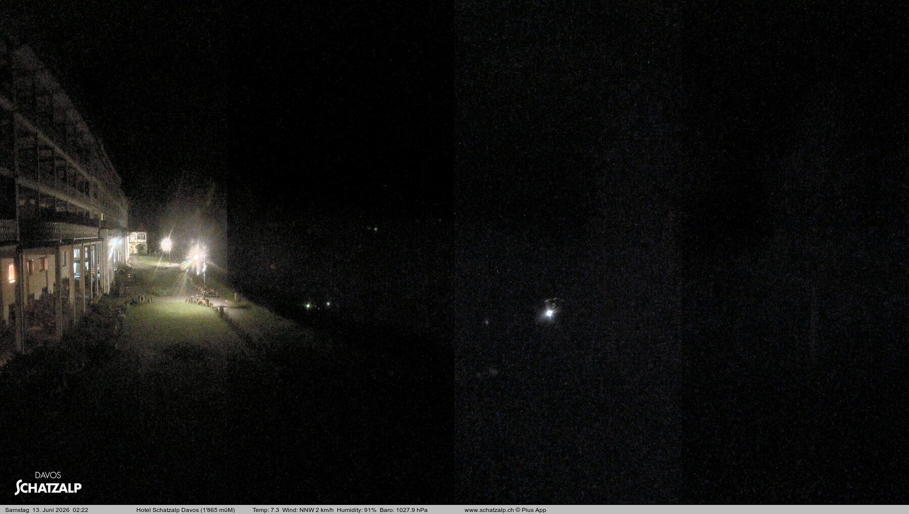 Archiv Foto Webcam Hotel Schatzalp, Davos