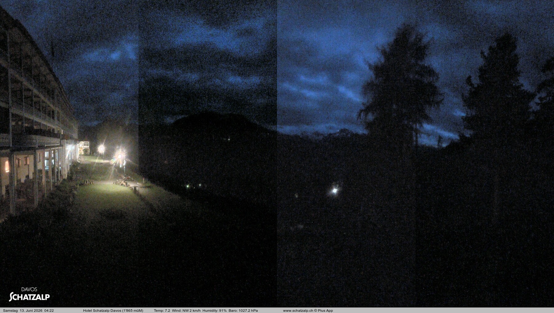 Archiv Foto Webcam Hotel Schatzalp, Davos