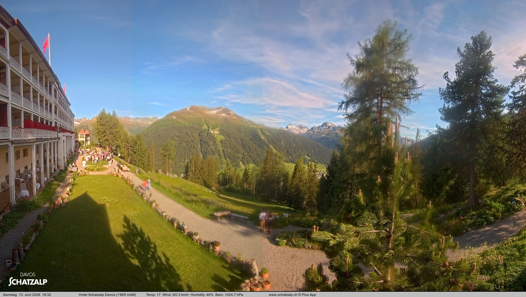 Archiv Foto Webcam Hotel Schatzalp, Davos