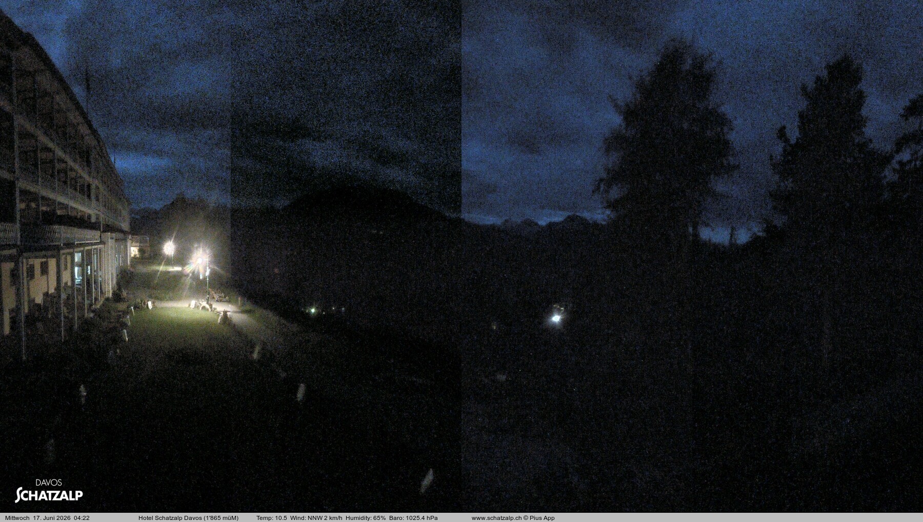 Archiv Foto Webcam Hotel Schatzalp, Davos