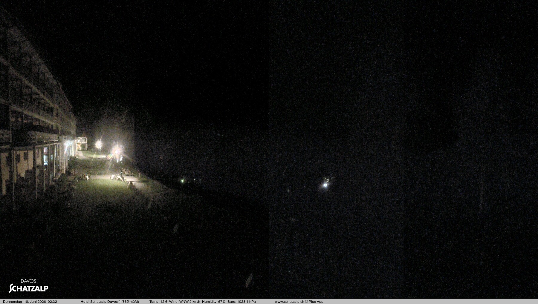 Archiv Foto Webcam Hotel Schatzalp, Davos