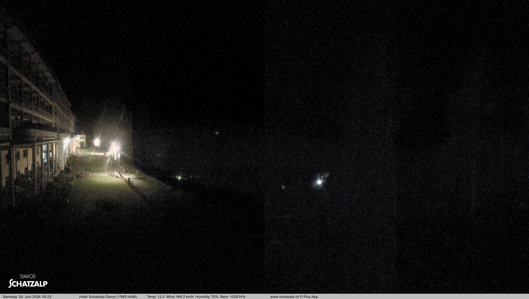 Archiv Foto Webcam Hotel Schatzalp, Davos