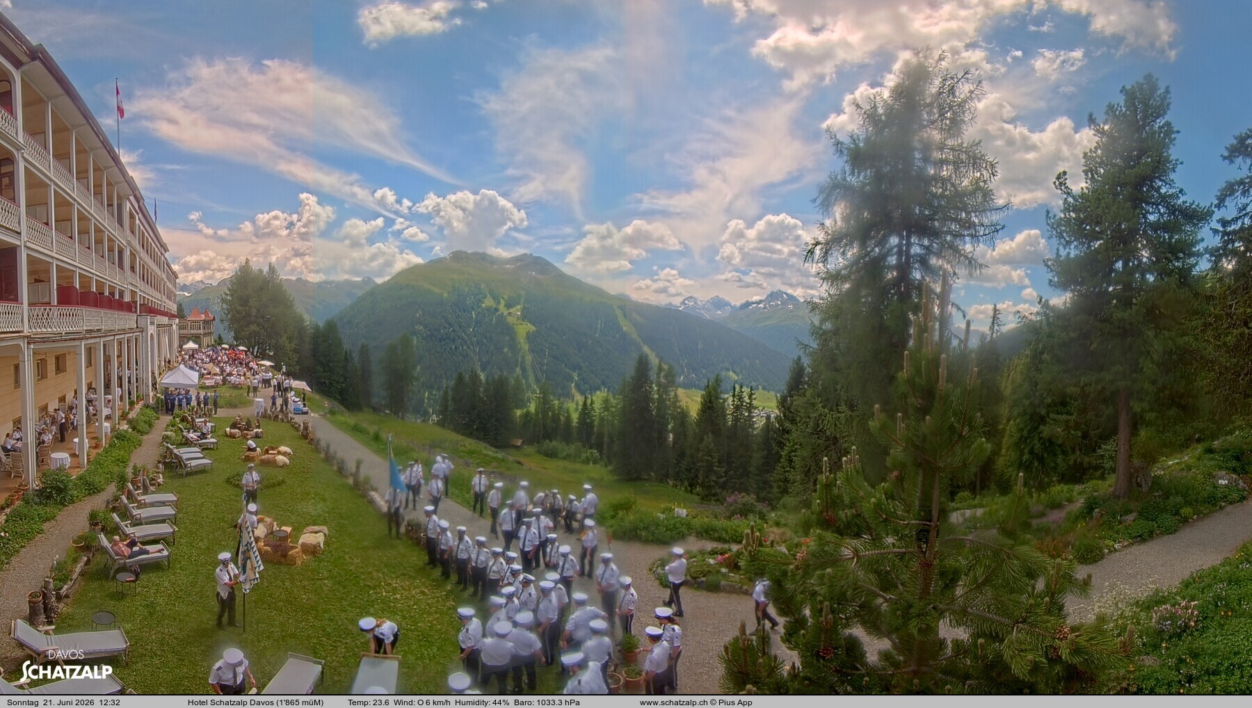 Archiv Foto Webcam Hotel Schatzalp, Davos