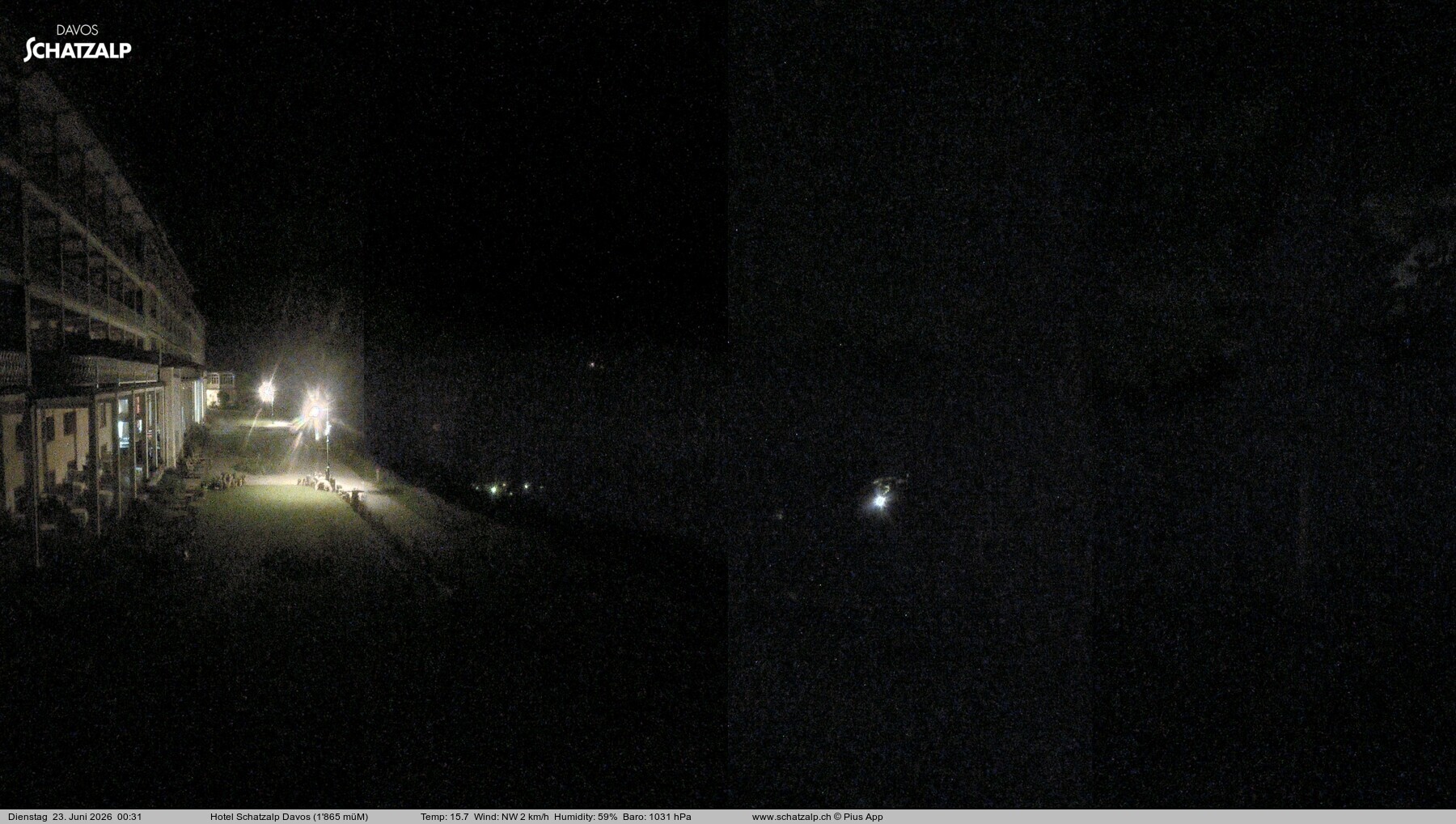 Archiv Foto Webcam Hotel Schatzalp, Davos
