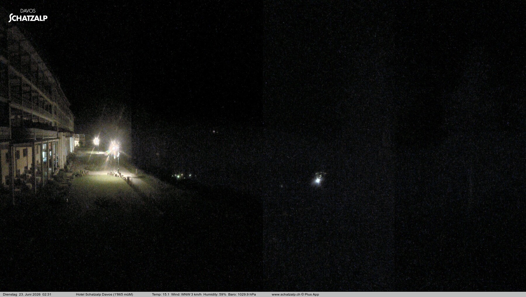 Archiv Foto Webcam Hotel Schatzalp, Davos