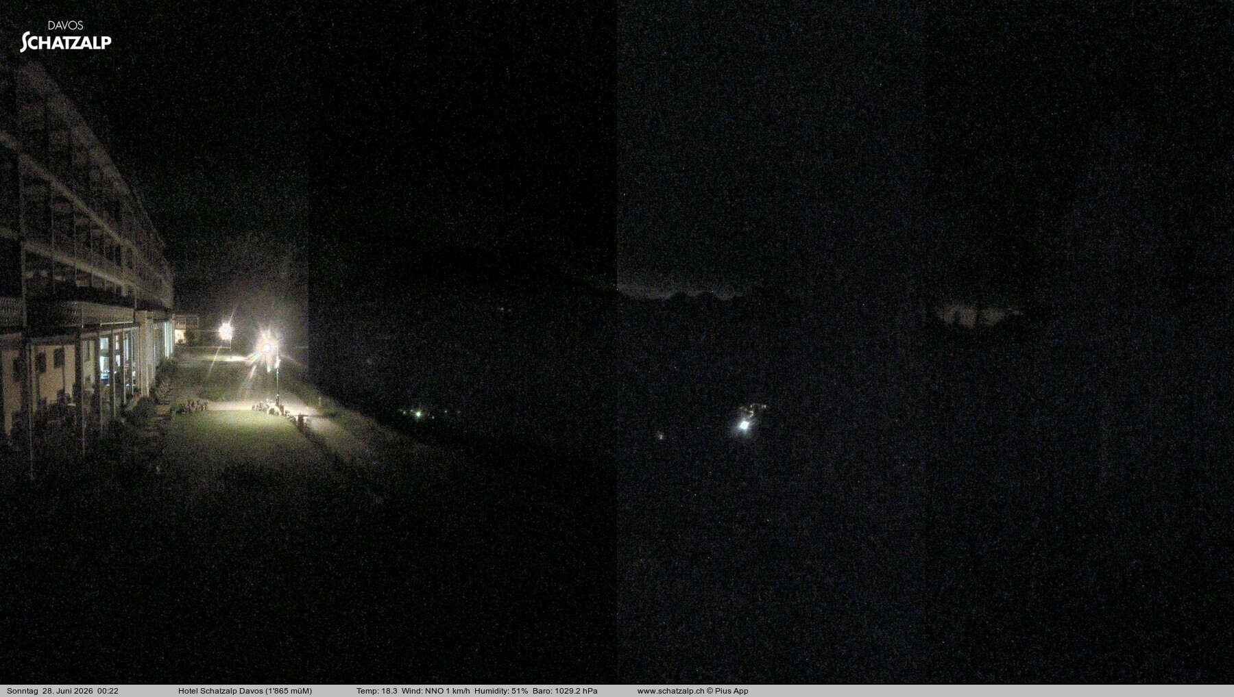 Archiv Foto Webcam Hotel Schatzalp, Davos