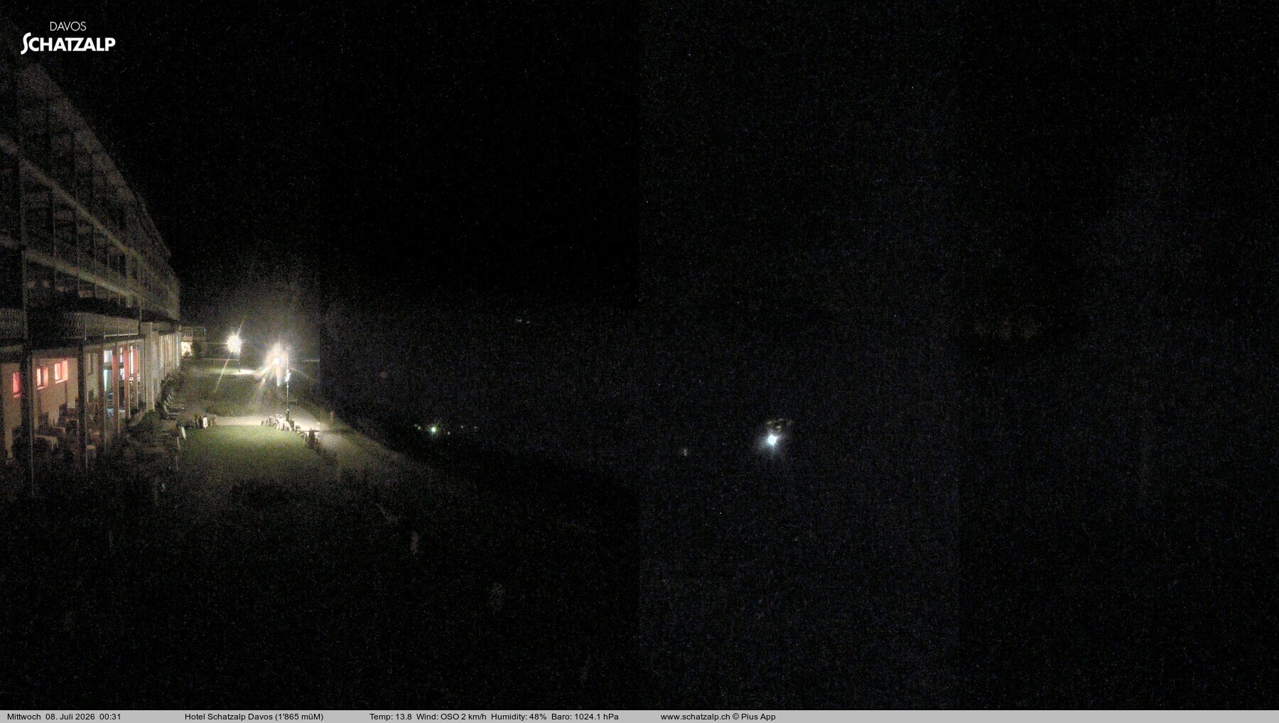 Archiv Foto Webcam Hotel Schatzalp, Davos