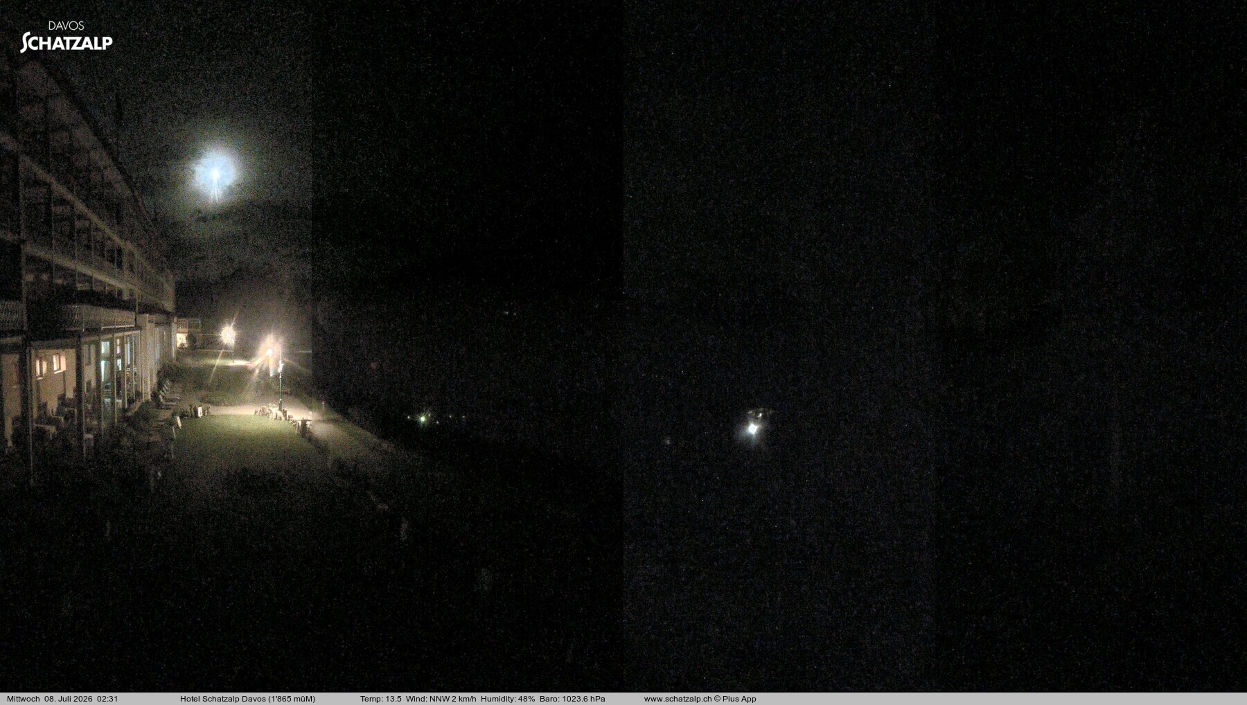Archiv Foto Webcam Hotel Schatzalp, Davos